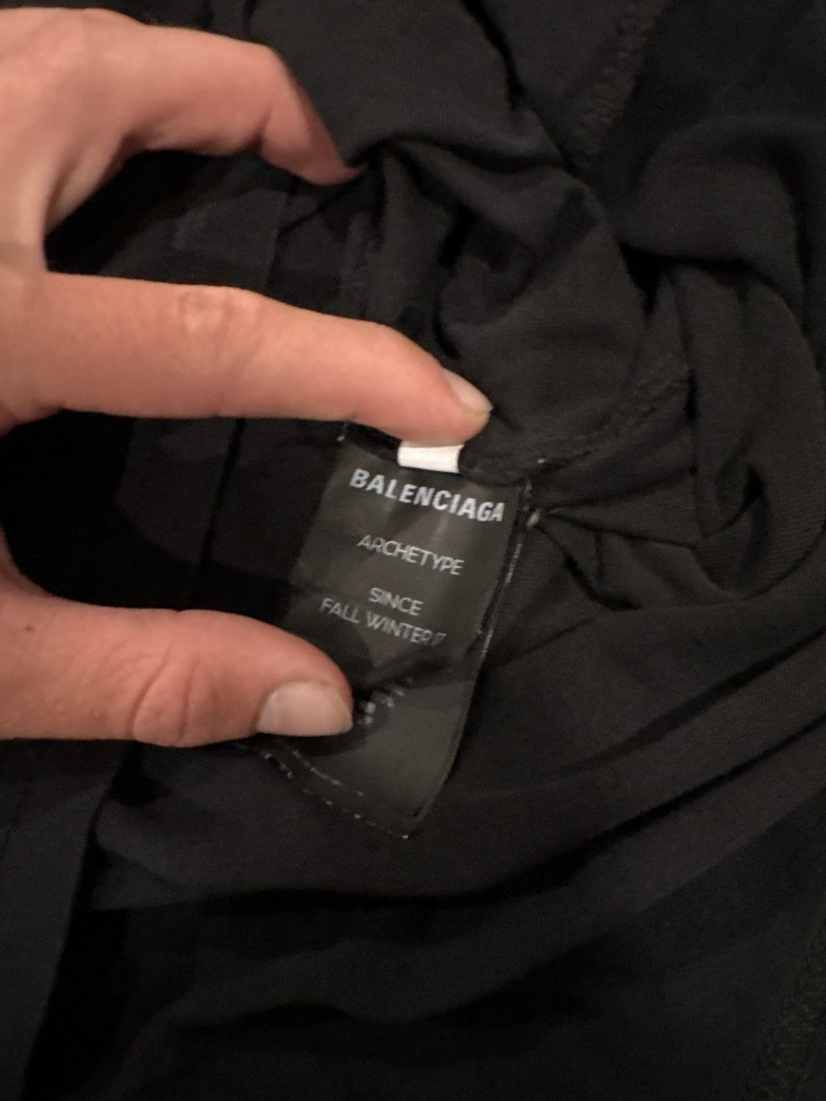 Balenciaga FW17 Balenciaga Web Logo Shirt Size US M / EU 48-50 / 2 - 3 Thumbnail