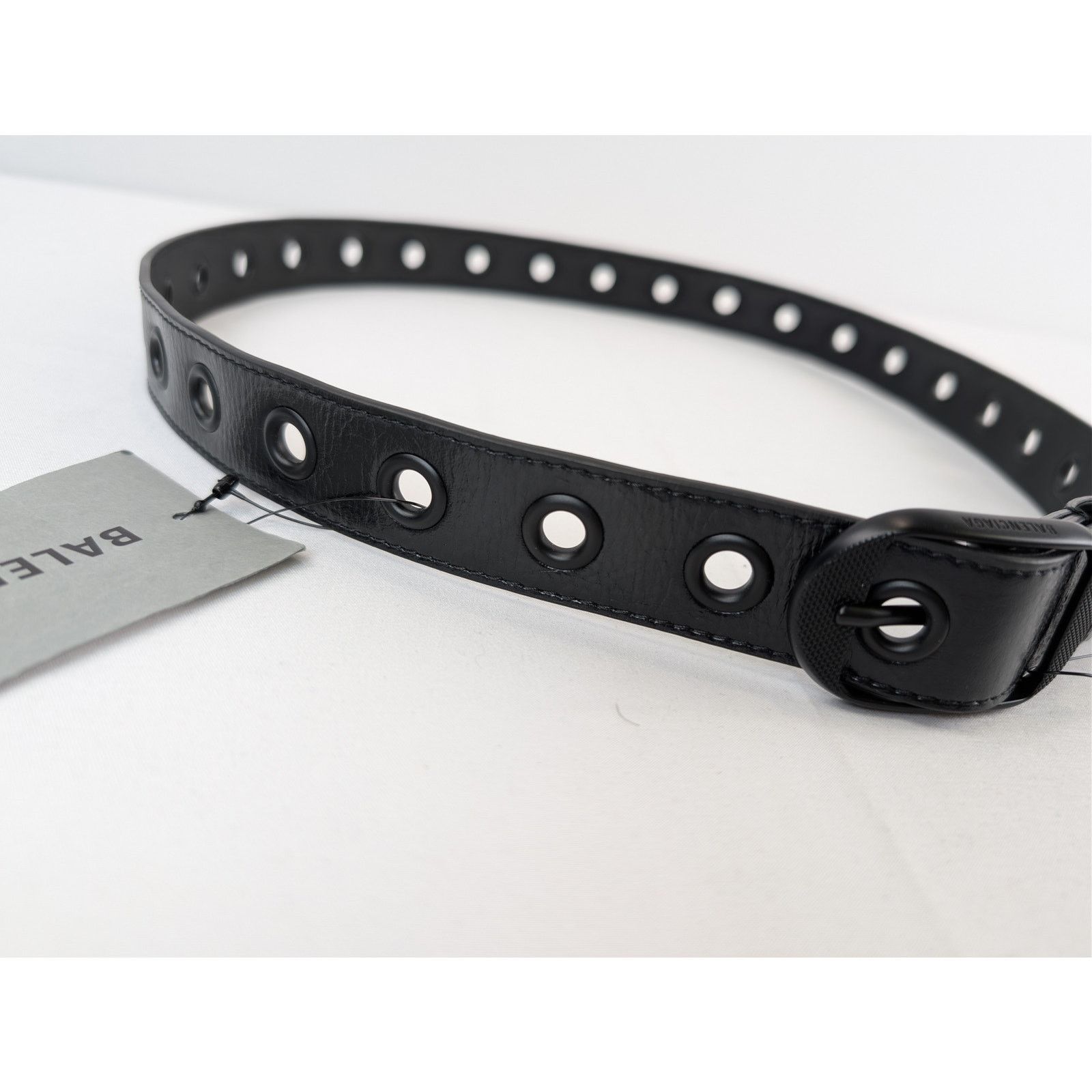 Balenciaga o1rshd1 Size: 90 / Le Cagole Belt 30 in Black Size 36 - 3 Thumbnail