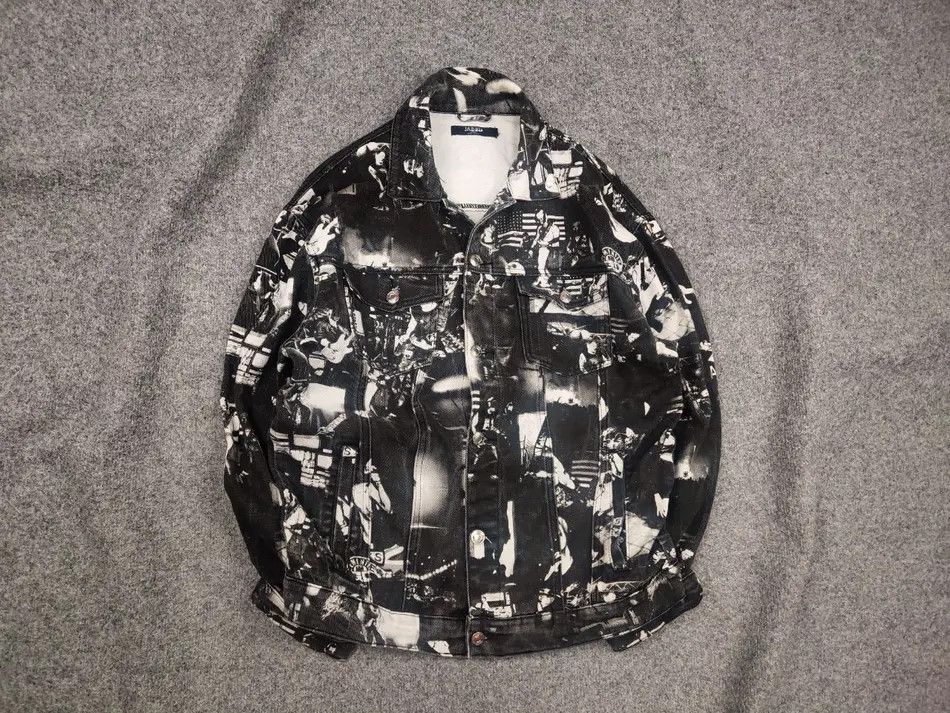 Jaded London Jaded London All Art Rock Band Jacket Denim Vintage Style Size US M / EU 48-50 / 2 - 1 Thumbnail