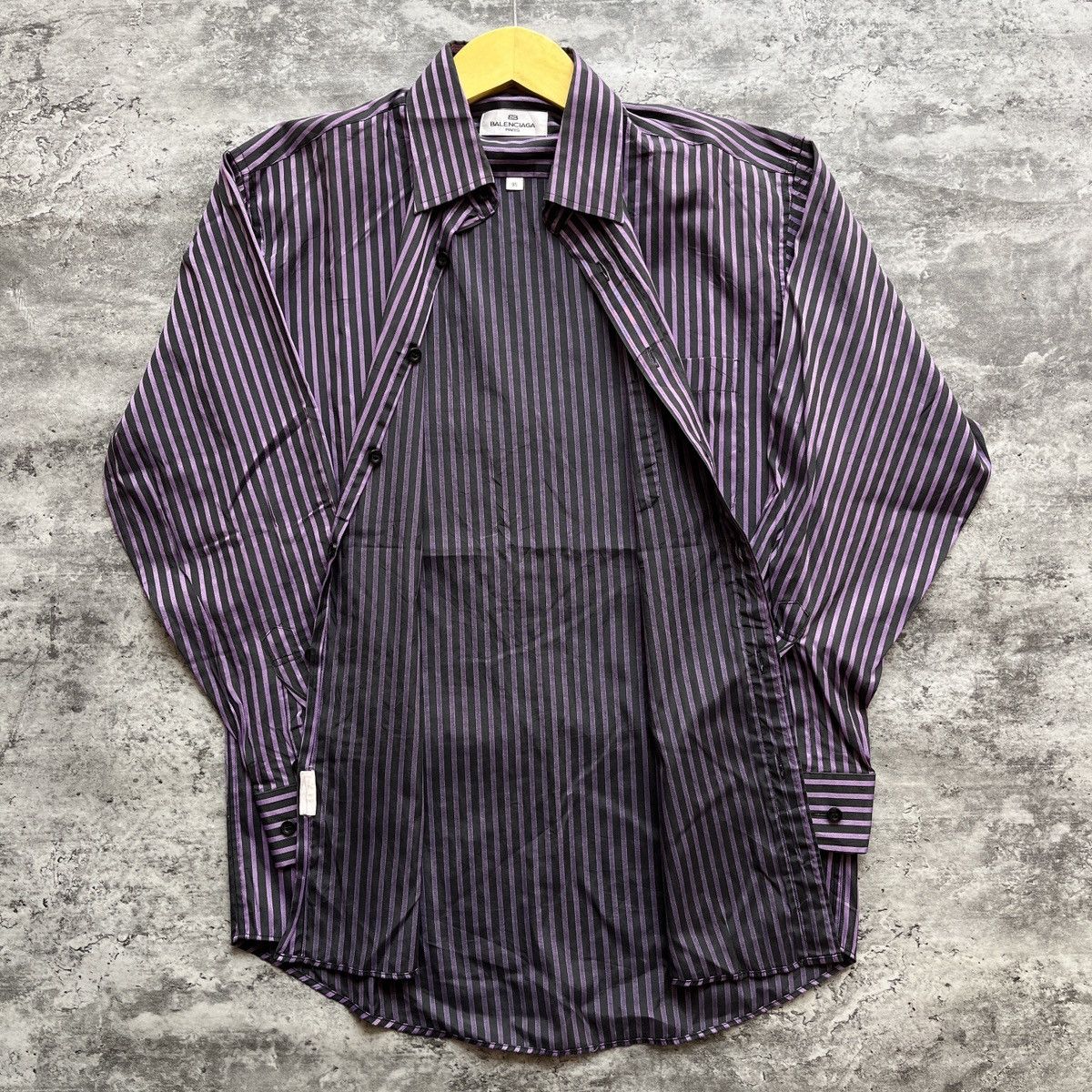 Balenciaga Vintage Balenciaga Button Up Shirts Size US L / EU 52-54 / 3 - 10 Thumbnail