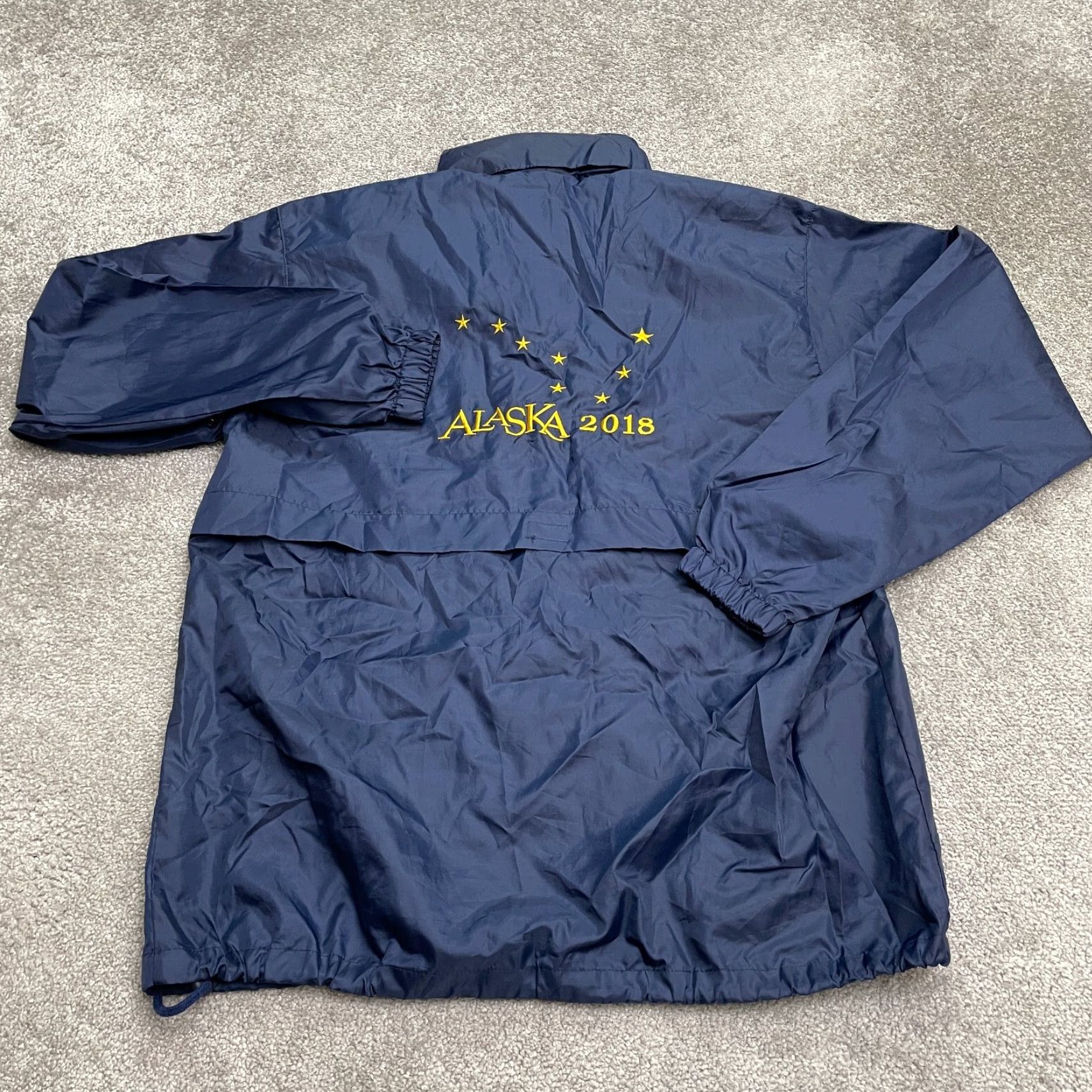 Rains John Hall's Alaska Windbreaker Mens Jacket Regular Medium Blue Full Zip Outdoor Windbreaker Size US M / EU 48-50 / 2 - 2 Thumbnail