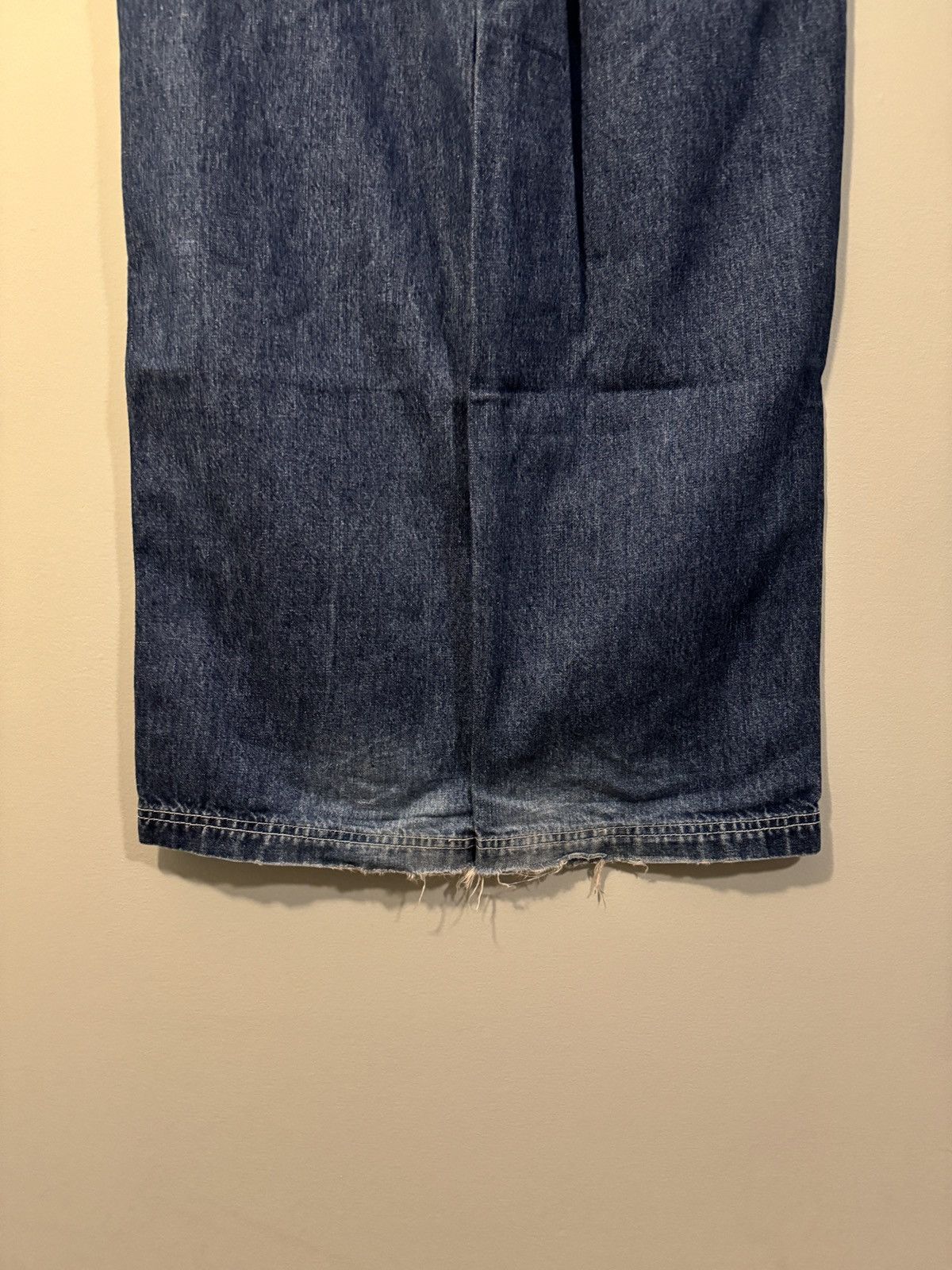 Vintage Y2K Tommy Jeans Baggy Wide Leg Faded Skater Jeans ERD Grunge Size US 31 - 7 Thumbnail