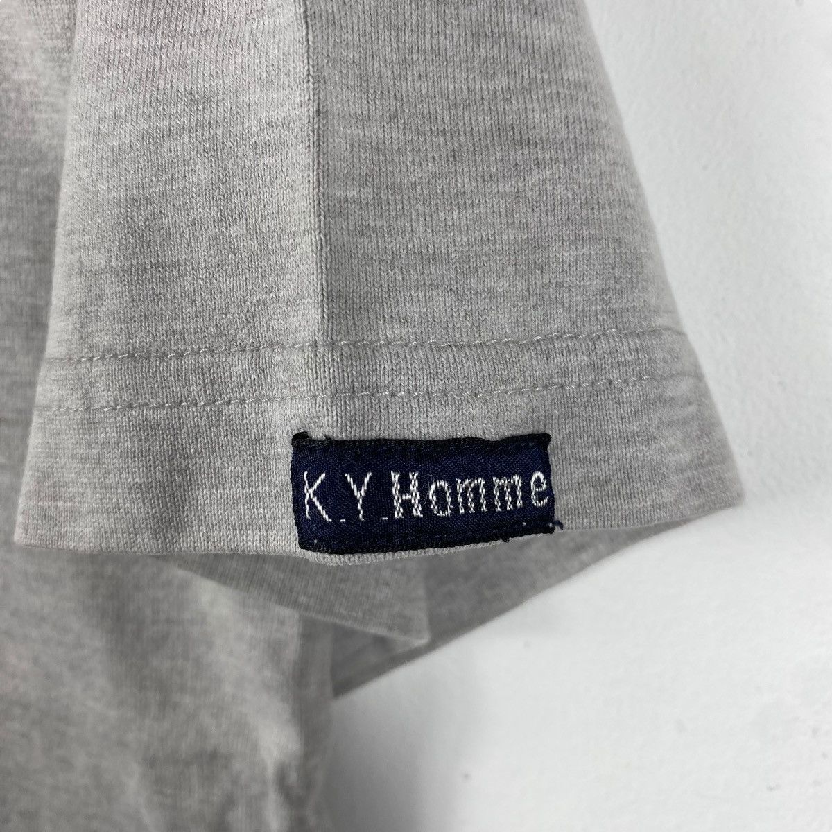 Designer × Kansai Yamamoto × Vintage Vintage 90's KANSAI YAMAMOTO HOMME Logo Tee Shirt Large Size US L / EU 52-54 / 3 - 3 Thumbnail