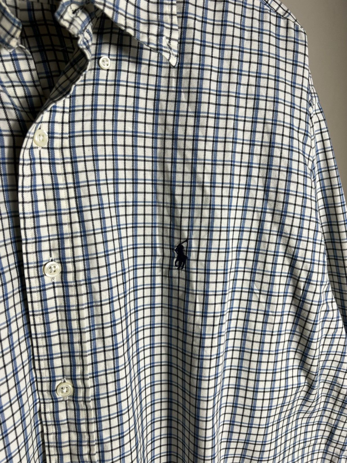 Polo Ralph Lauren Polo Ralph Lauren Blaire Shirt Men’s L Plaid Cotton Textured Size US L / EU 52-54 / 3 - 4 Thumbnail
