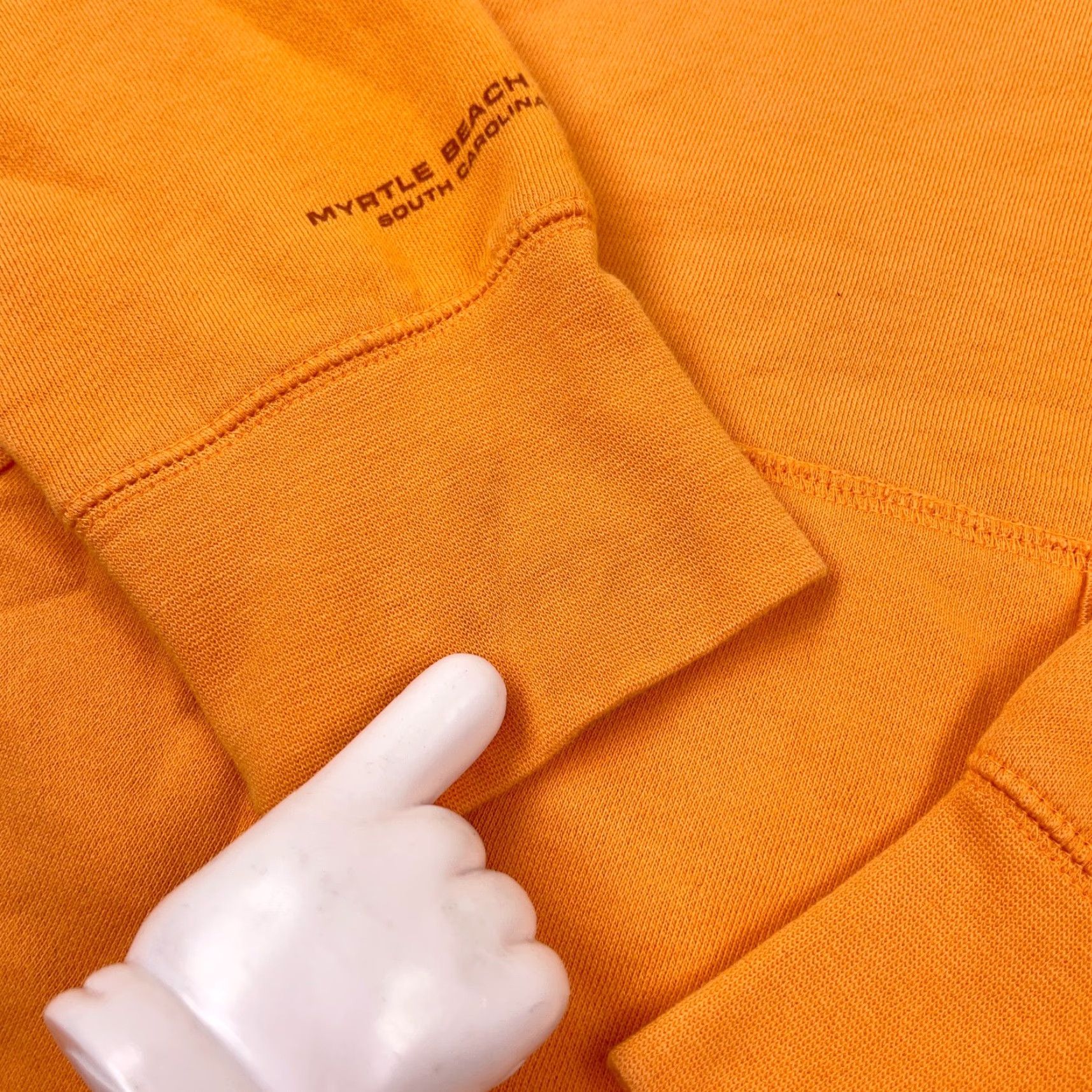 Harley Davidson Harley Davidson Hoodie Women Large Orange V Neck Pullover Sweatshirt Y2K Womens Size L / US 10 / IT 46 - 7 Thumbnail