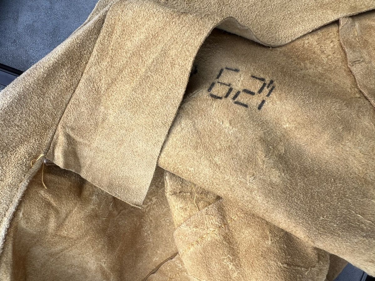 Leather RARE! Vintage Vent Couvert Paris Patina Suede Leather Shirt Size US M / EU 48-50 / 2 - 24 Thumbnail