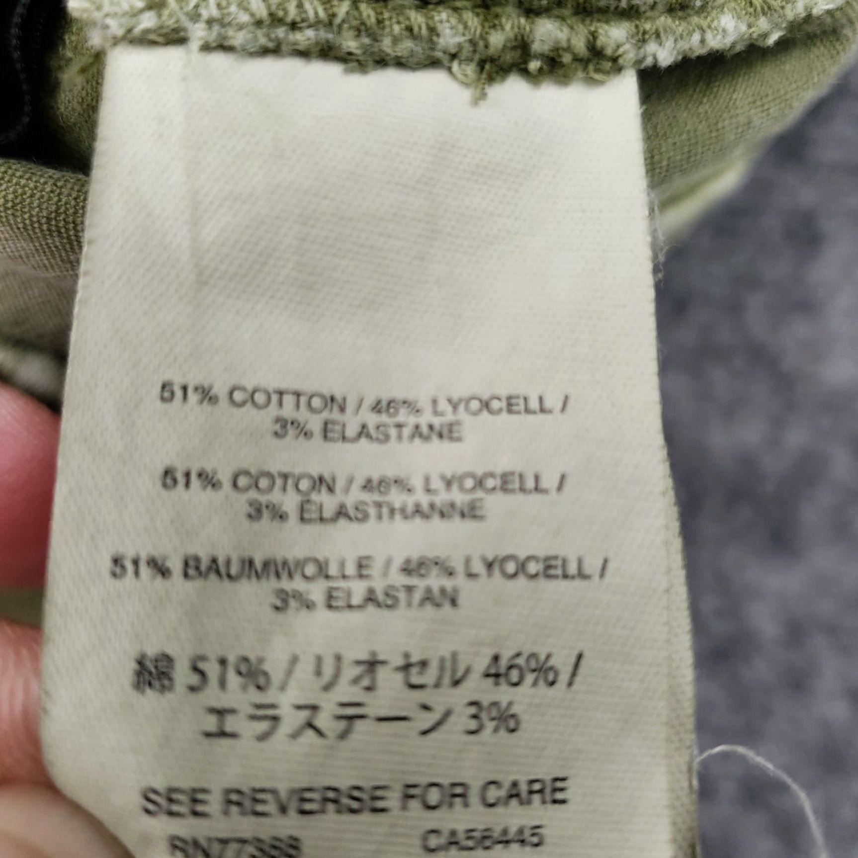 J.Crew J.Crew Pants Womens 26 Green Ankle Mid-Rise Skinny Front Zip Casual Size 26" / US 2 / IT 38 - 4 Thumbnail