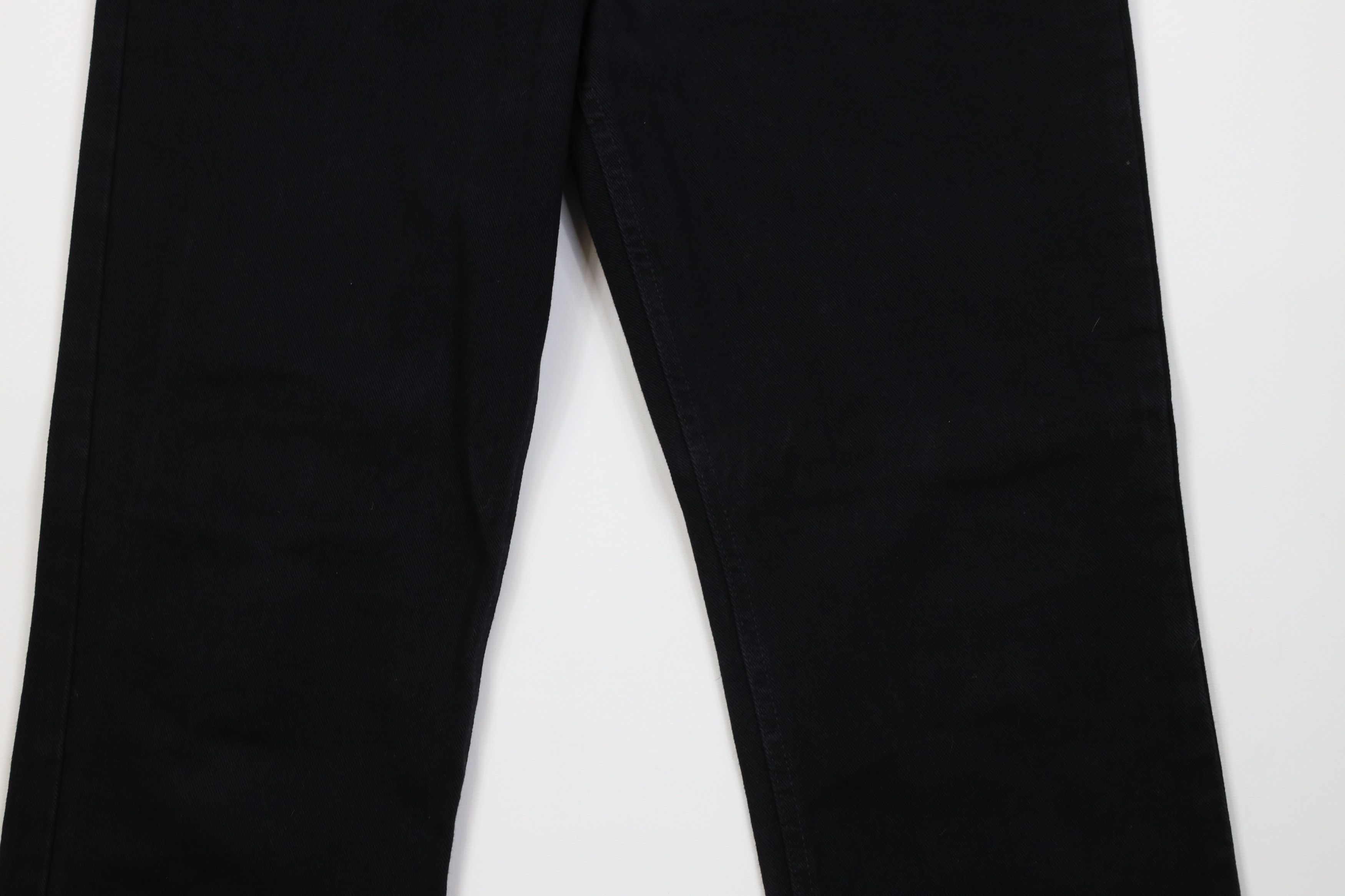 Vintage Vintage 90s Streetwear Baggy Straight Leg Denim Jeans Black Size US 34 / EU 50 - 3 Thumbnail