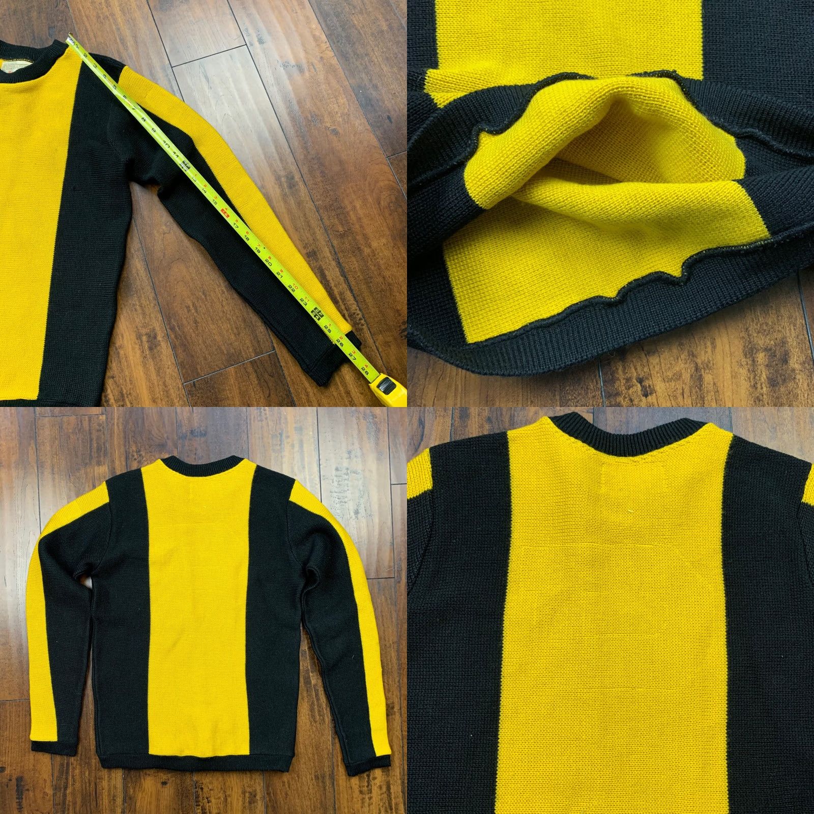 Vintage VINTAGE Bill Bakers 50s Wool Sweater M Yellow USA Rockabilly Mens Size US M / EU 48-50 / 2 - 8 Thumbnail