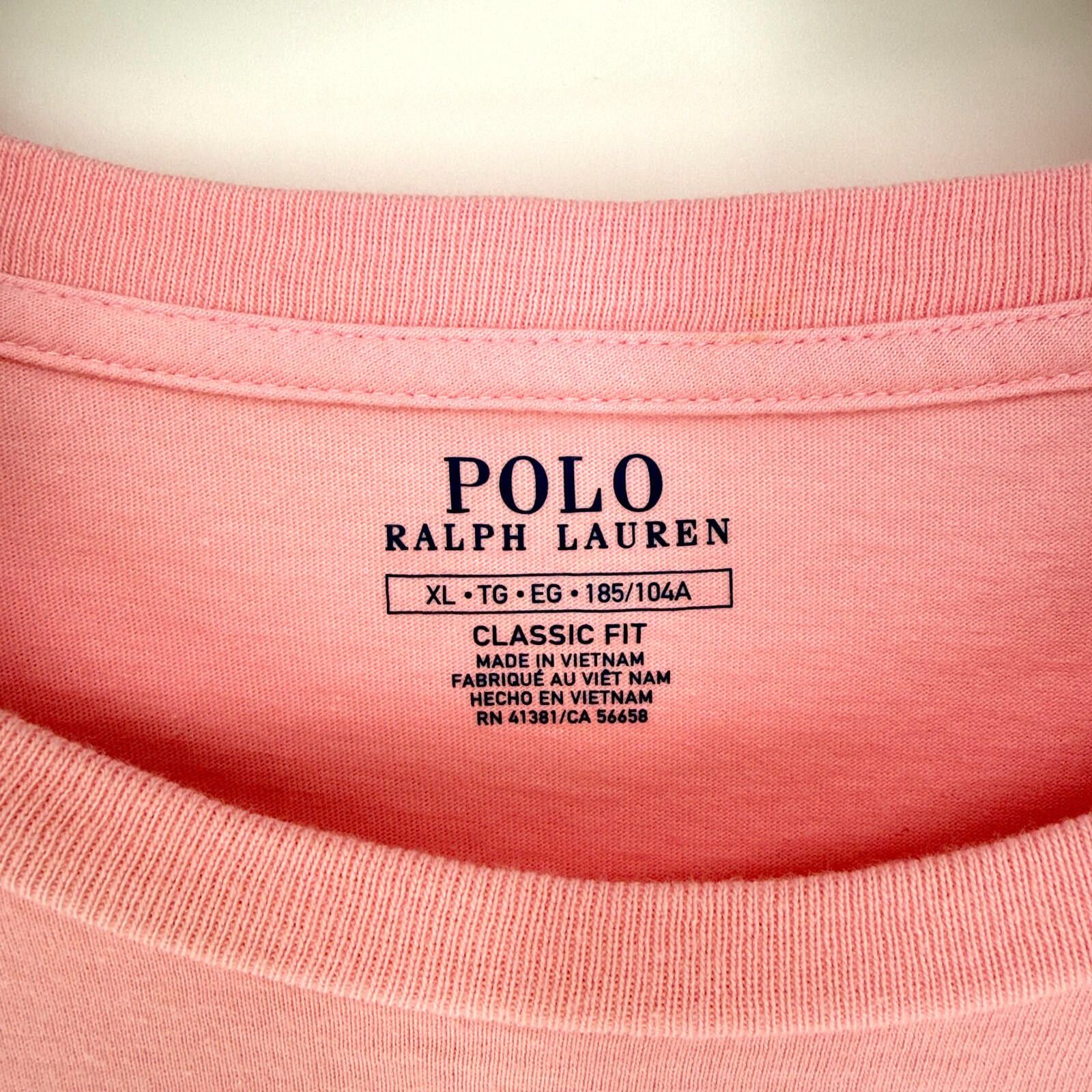 Polo Ralph Lauren Polo Ralph Lauren Pocket Tee Heathered Pink Men’s XL Size US XL / EU 56 / 4 - 4 Thumbnail