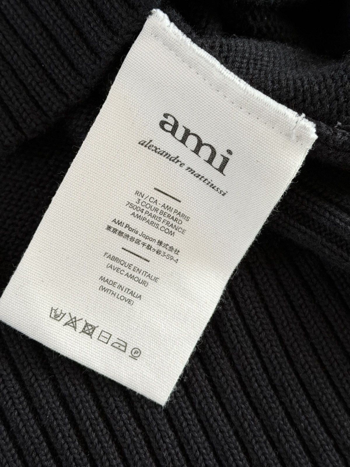 AMI Ami v neck knit Size US L / EU 52-54 / 3 - 5 Thumbnail