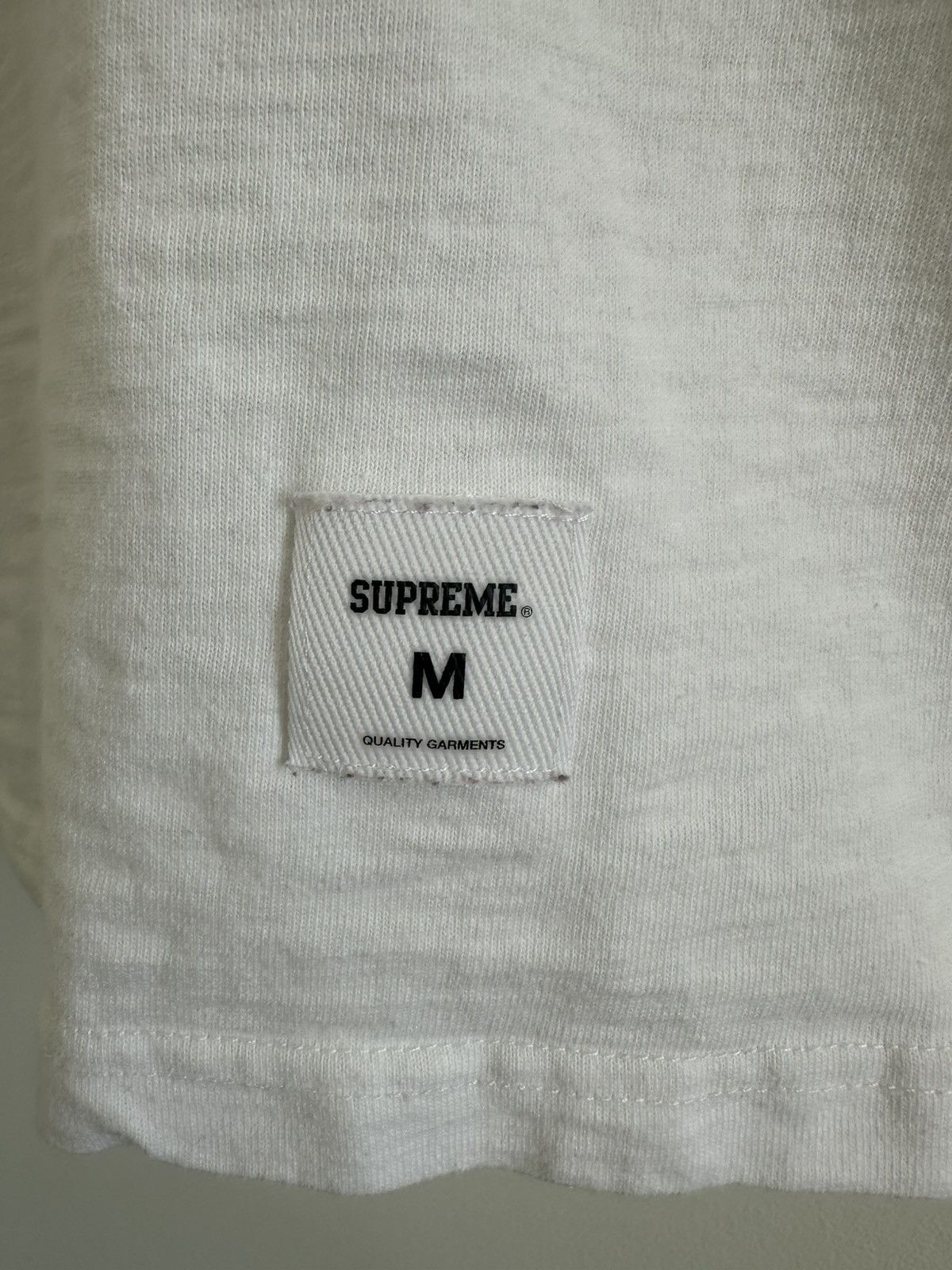 Supreme Supreme Plaid Appliqué Short-Sleeve Top White 2020 Size US M / EU 48-50 / 2 - 3 Thumbnail