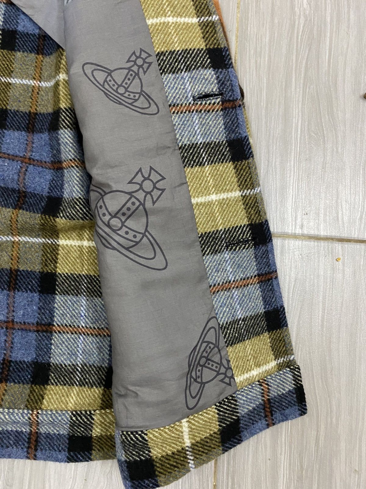 Vivienne Westwood Vivienne Westwood Man Plaid Wool Jacket Orb Lining Size US M / EU 48-50 / 2 - 10 Thumbnail