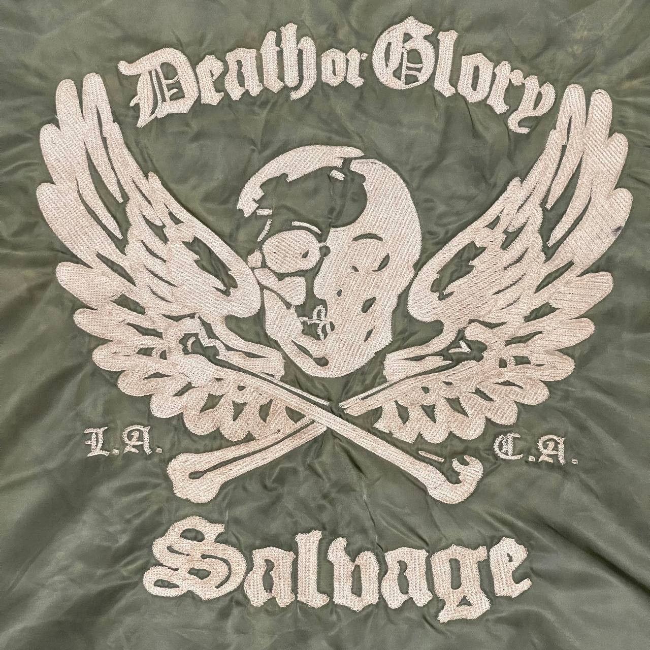 Salvage Vintage Salvage x Alpha Skulls Bomber Jacket Style Size US L / EU 52-54 / 3 - 3 Thumbnail