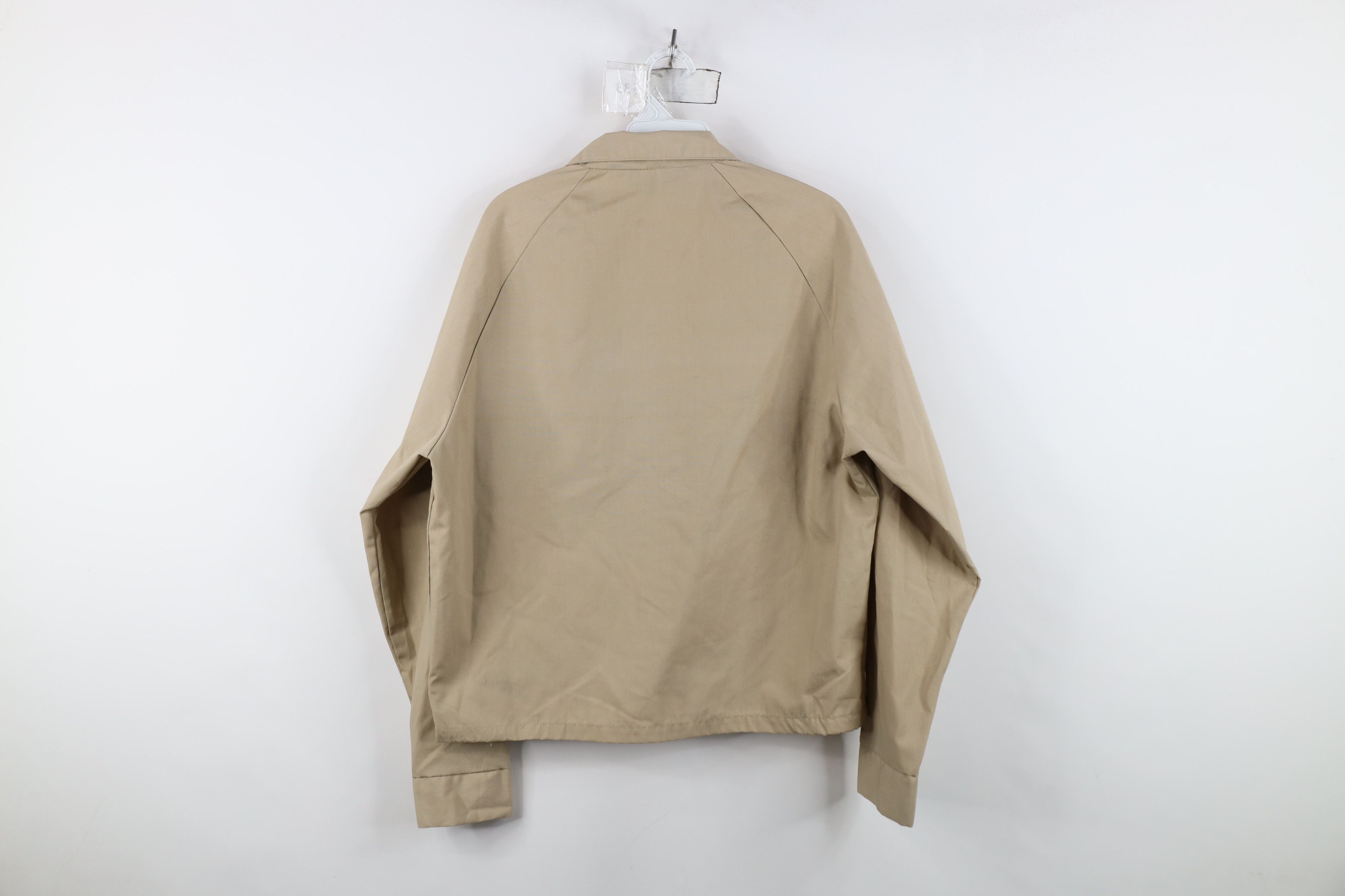 Vintage Vintage 60s 70s Streetwear Racer Bomber Jacket Beige Tan Size US M / EU 48-50 / 2 - 13 Thumbnail
