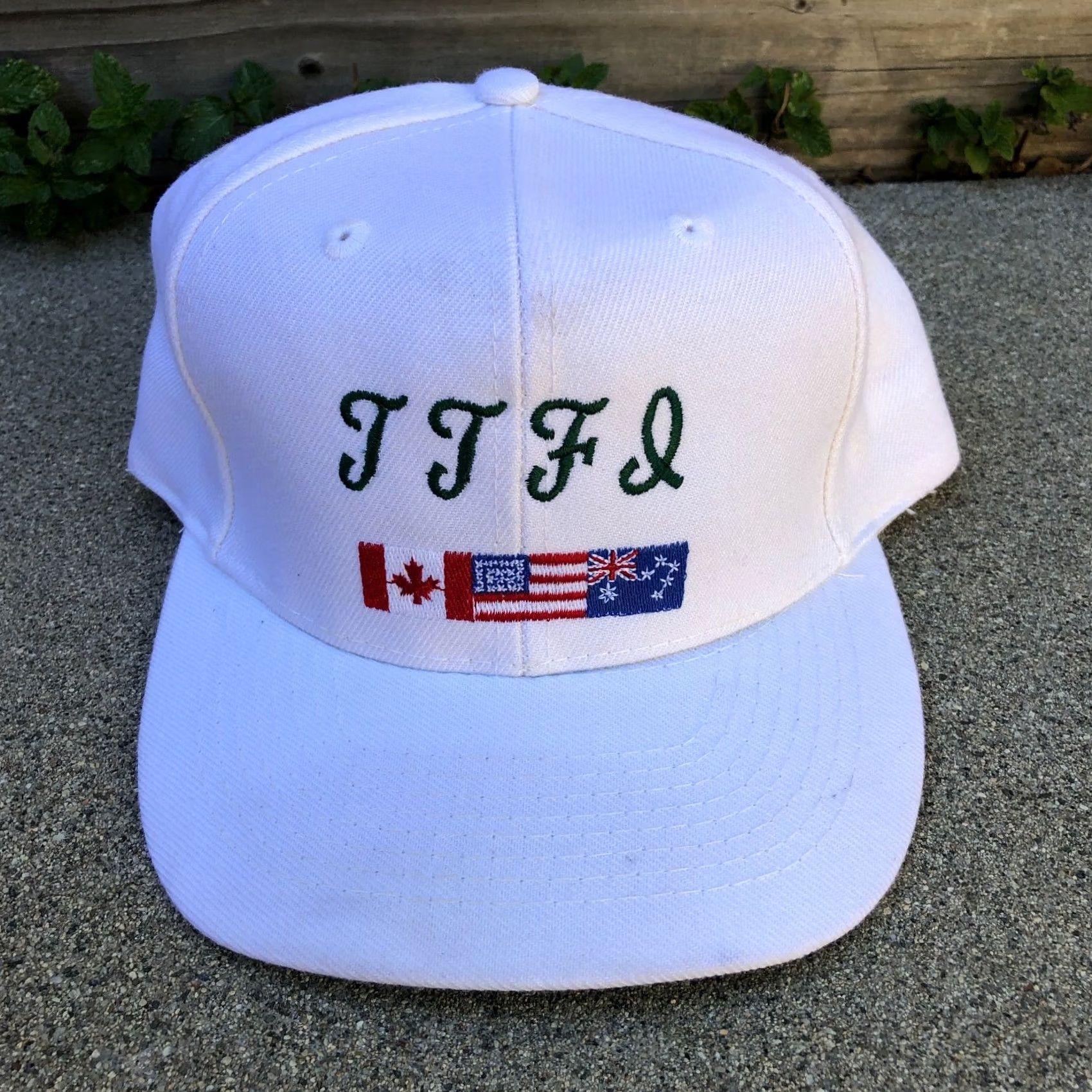 Vintage VINTAGE OTTO Wool Blend Snapback Hat Men's TTFL White Adjustable Cap Size ONE SIZE - 2 Thumbnail