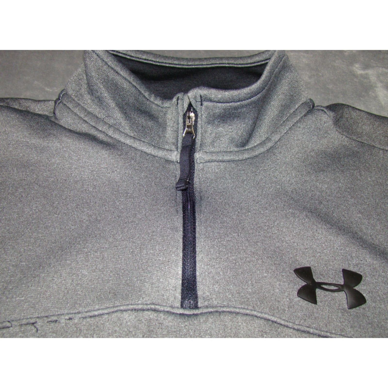Under Armour Under Armour Jacket Mens Small Gray ColdGear 1/4 Zip Pullover Shirt Size US S / EU 44-46 / 1 - 2 Thumbnail