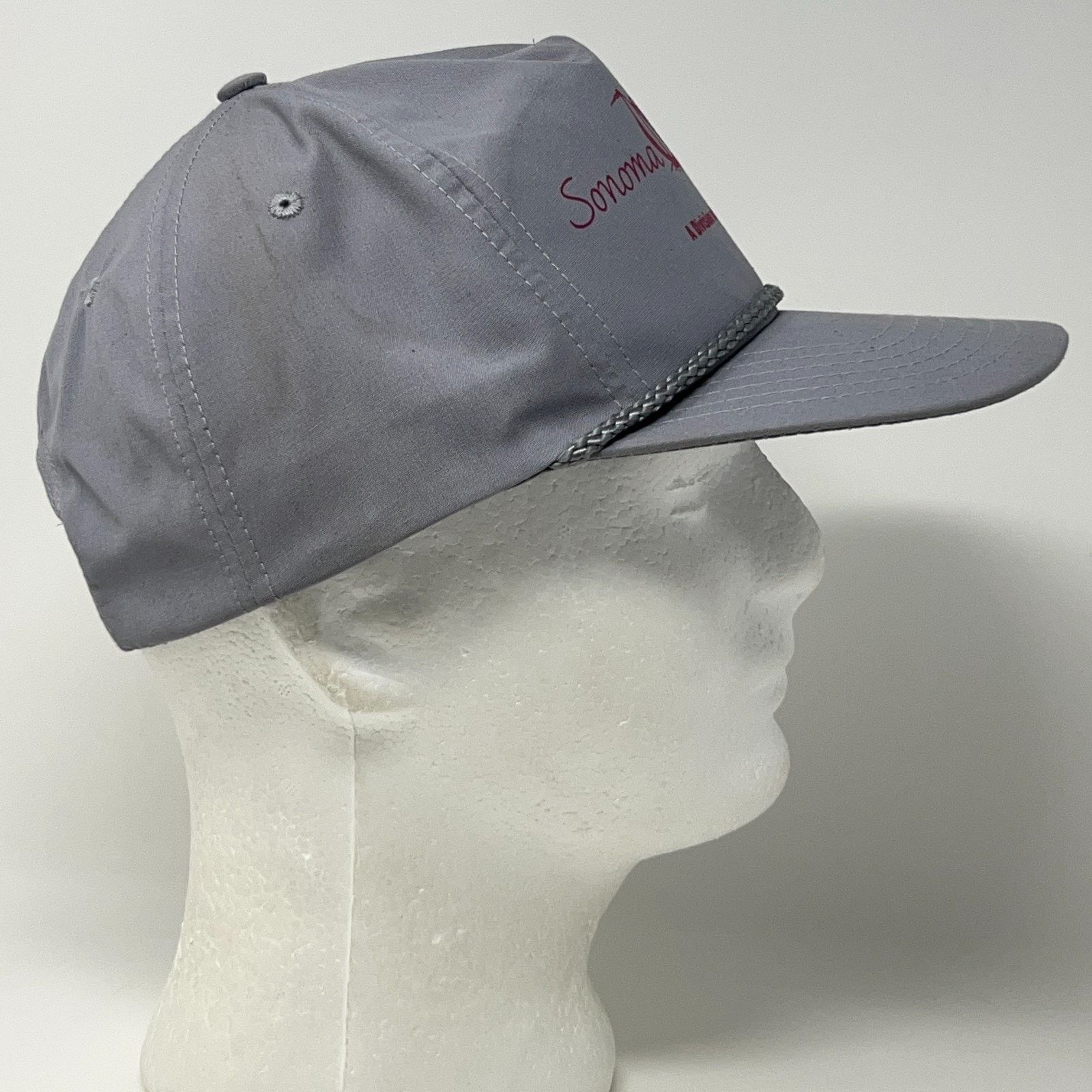 Vintage Vintage 90s Sonoma Marin Credit Union Hat Baseball Cap Gray Size ONE SIZE - 8 Thumbnail