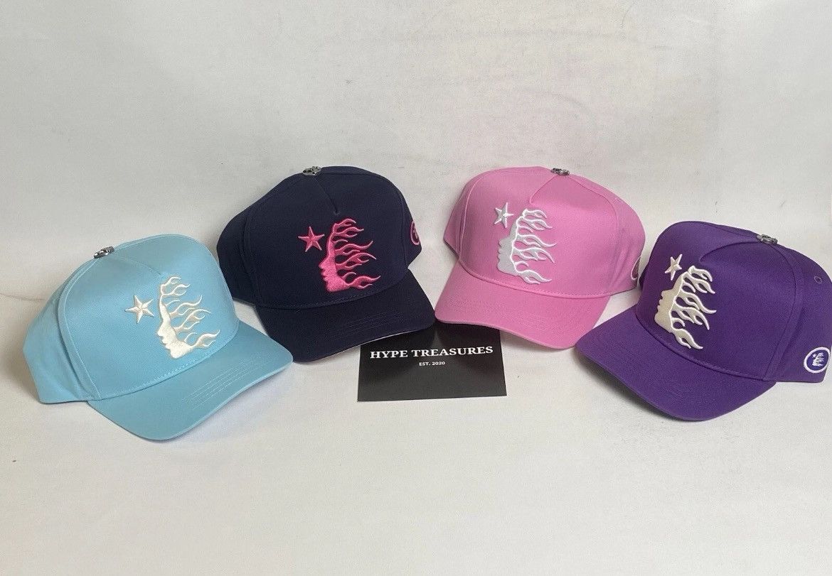 HELLSTAR BRAND NEW HELLSTAR BABY BLUE TRUCKER HAT Size ONE SIZE - 2 Thumbnail