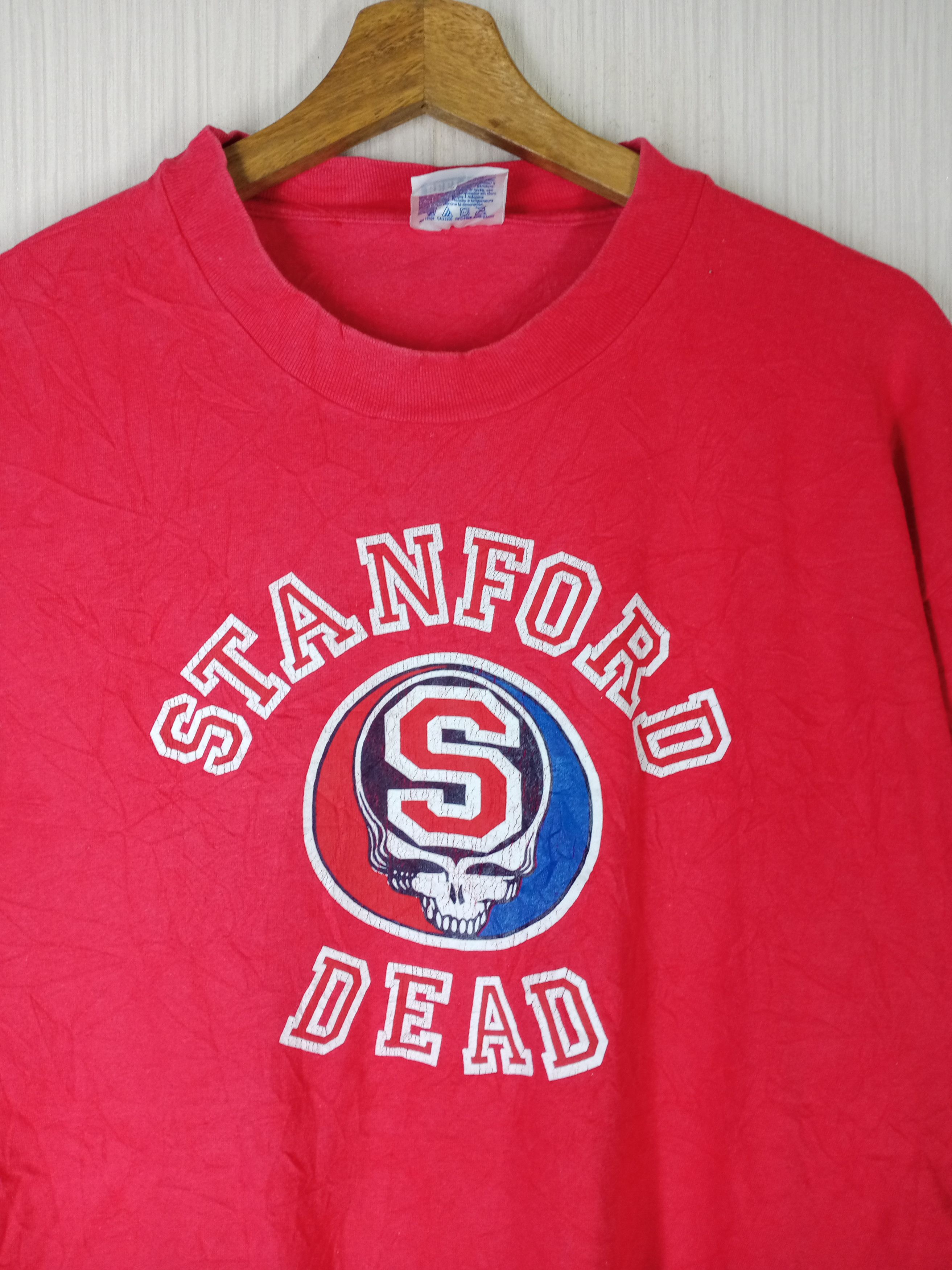 Grateful Dead RARE VINTAGE STANFORD DEAD GRATEFUL DEAD TEE Size US L / EU 52-54 / 3 - 1 Thumbnail