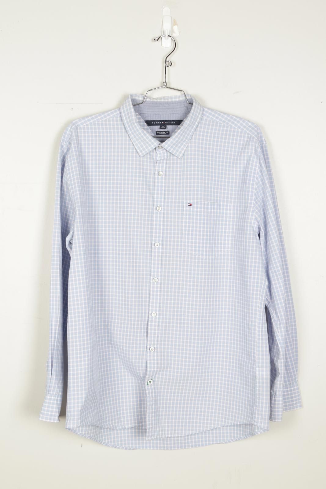 Tommy Hilfiger 05' Tommy Hilfiger Plaid New York Fit Long Sleeve Button-Up Size US XXL / EU 58 / 5 - 1 Thumbnail
