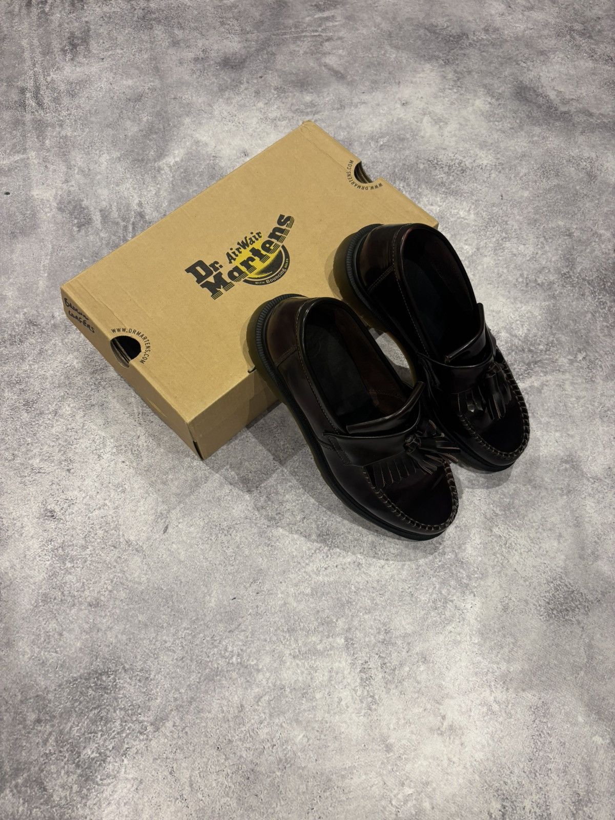 Dr. Martens Dr. Martens Cherry red Adrian tassel loafers Size US 9 / EU 42 - 5 Thumbnail