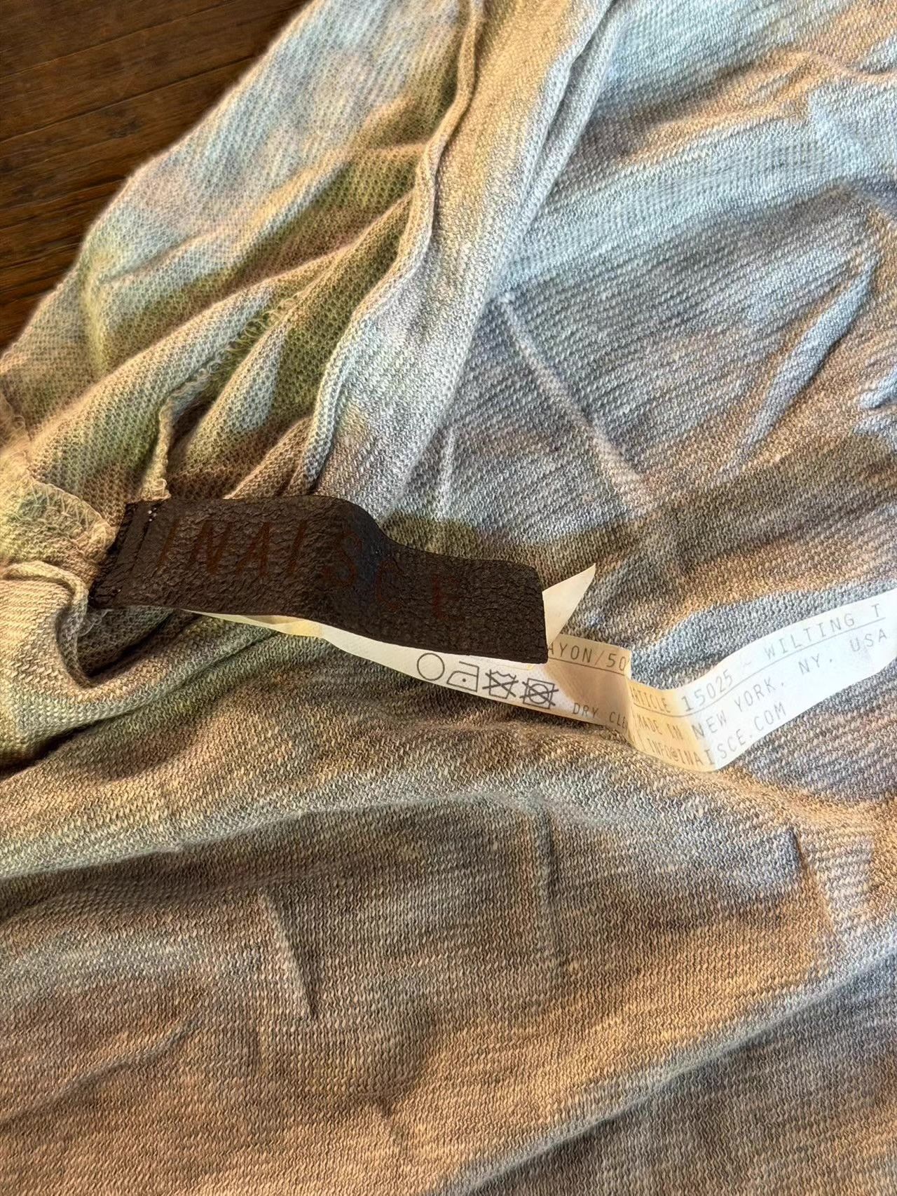 Inaisce naisce grey cowl‑neck short‑sleeve top, Q25 Size US XS / EU 42 / 0 - 3 Thumbnail
