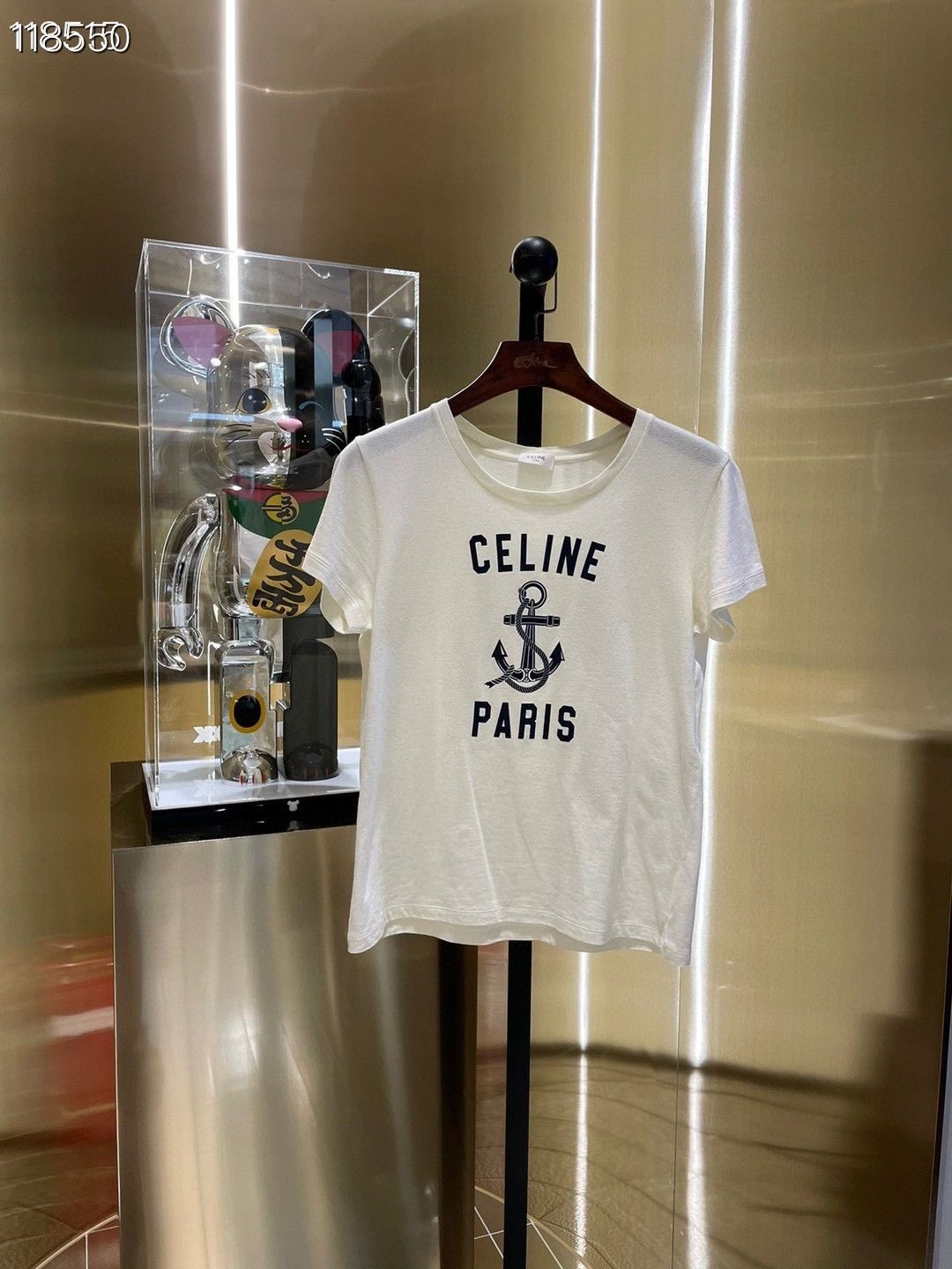 Celine Celine Anchor Logo T-shirt Size US M / EU 48-50 / 2 - 1 Thumbnail
