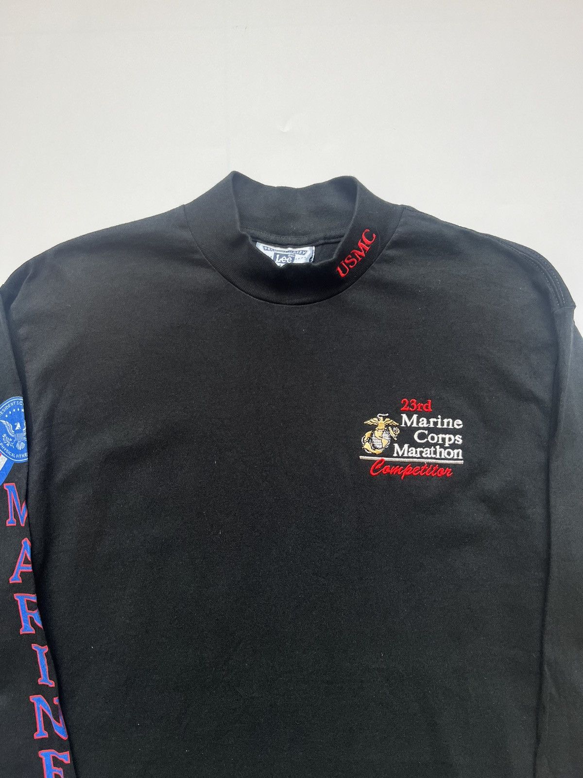 Lee × Vintage 1990's Lee Usmc Marines Corps Marathon Competition Size US M / EU 48-50 / 2 - 4 Thumbnail