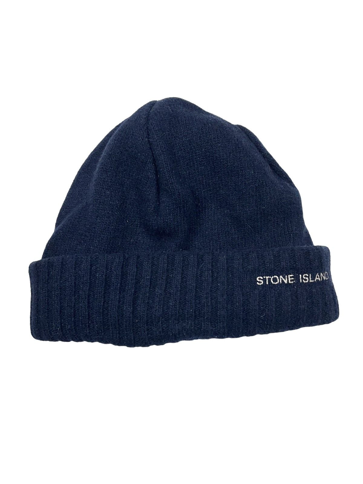 Stone Island Vintage Stone Island Reversible Ribbed Wool Beanie Hat Size ONE SIZE - 9 Thumbnail