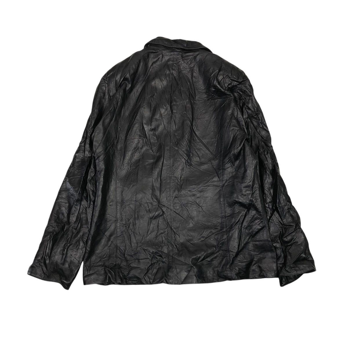 Japanese Brand 🔥VINTAGE LEATHER JACKET BIKER JUBIEN TOKYO FUR ISSEY MIYAKE Size US L / EU 52-54 / 3 - 2 Thumbnail