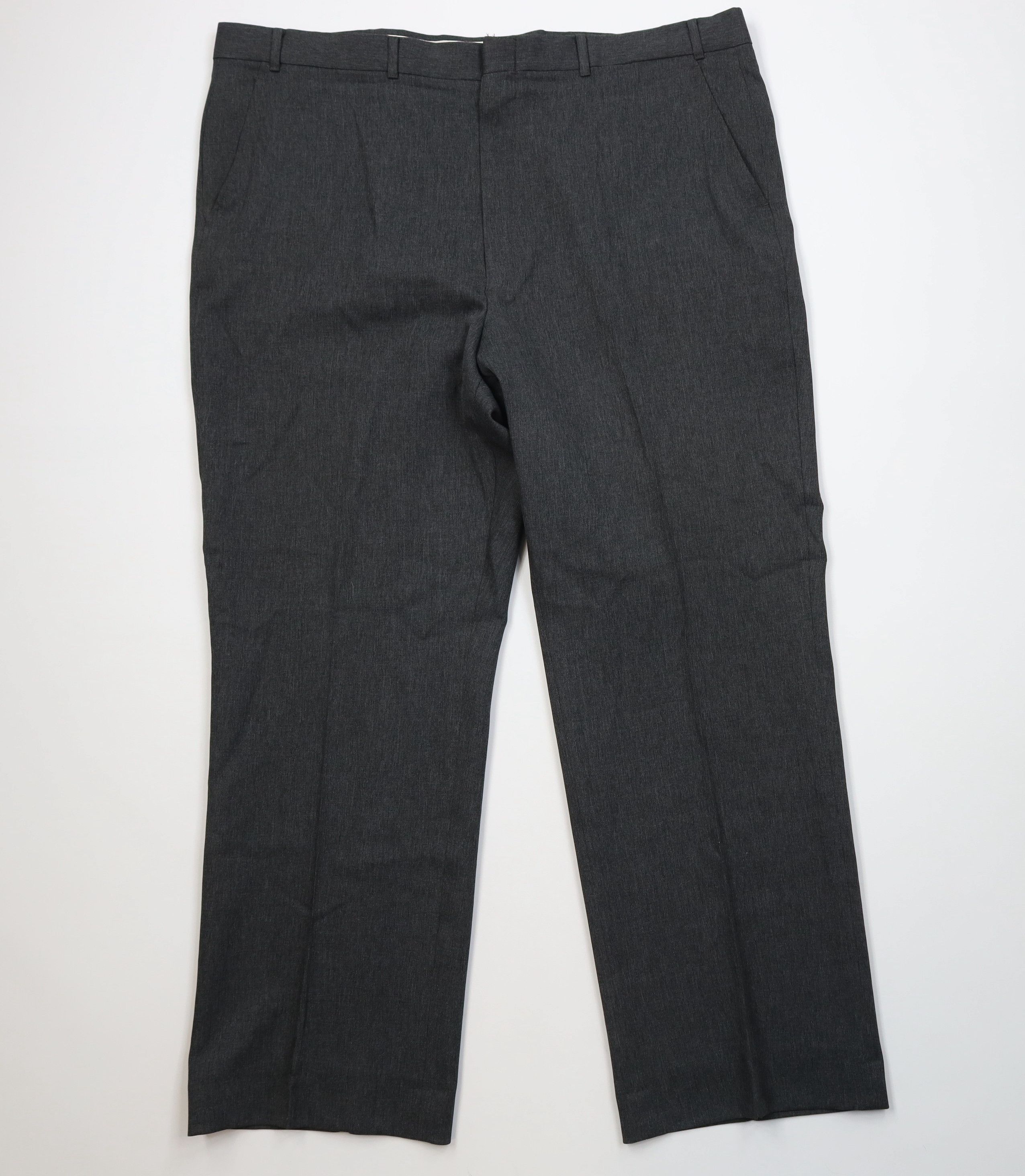 Vintage Vintage 70s Streetwear Knit Flared Wide Leg Chino Pants Gray Size US 44 / EU 60 - 1 Thumbnail