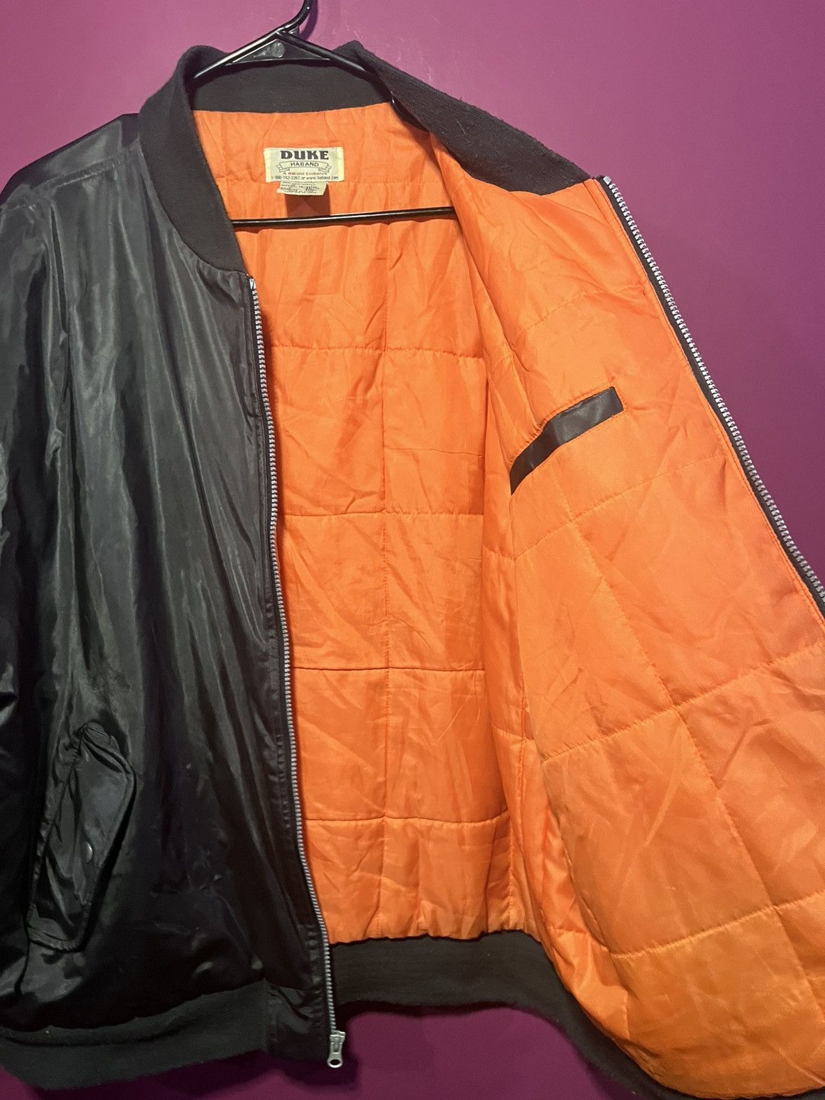 Vintage Black heavy bomber Size US XL / EU 56 / 4 - 9 Thumbnail
