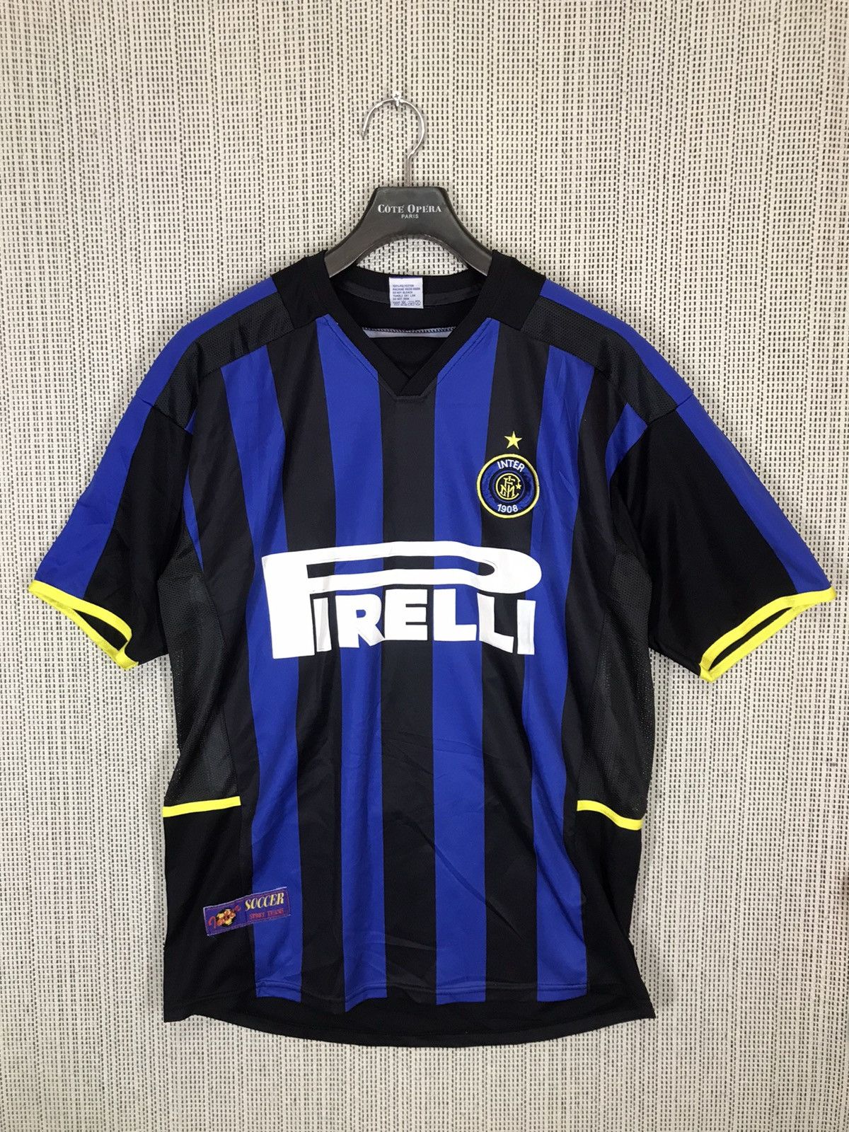 Vintage ‼️VINTAGE INTER MILAN "RECOBA 20" JERSEY MADE IN THAILAND‼️ Size US XL / EU 56 / 4 - 1 Thumbnail
