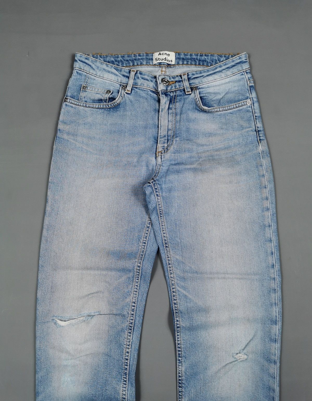 Acne Studios Acne Studios Row Carter Ankle Denim Jeans Size 27" / US 4 / IT 40 - 2 Thumbnail