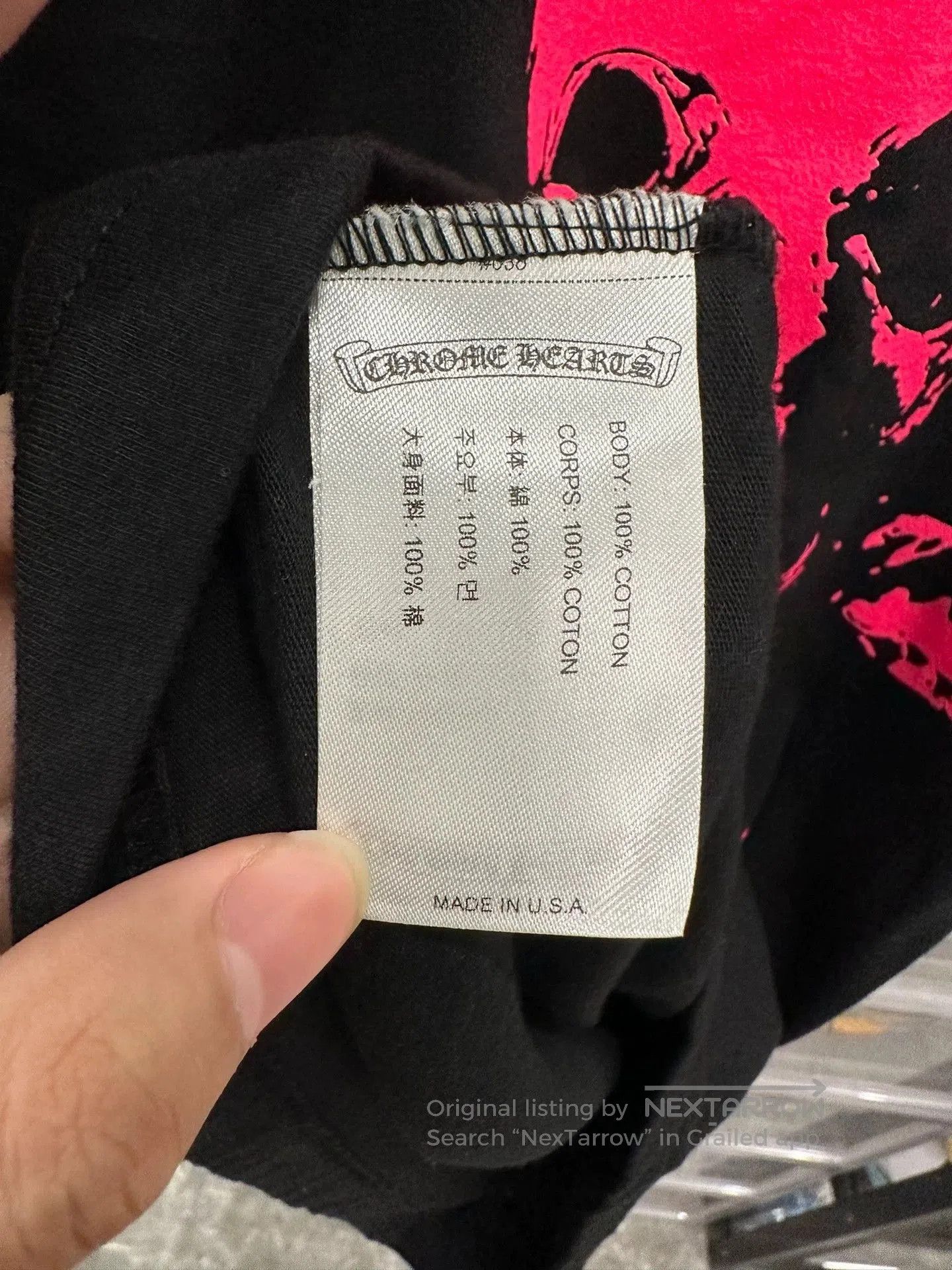 Chrome Hearts chrome hearts black pink foti short sleeve shirt. Size US S / EU 44-46 / 1 - 4 Thumbnail