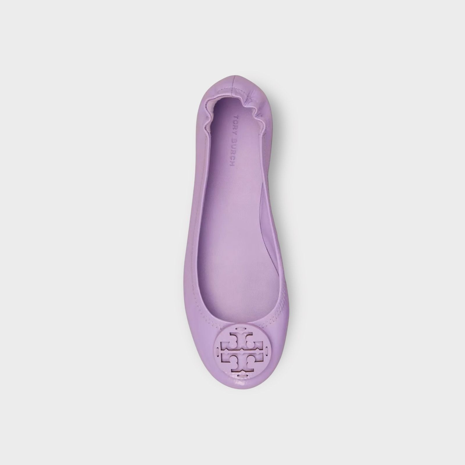 Tory Burch Tory Burch Minnie Travel Ballet Flats Lilac Patent 8.5M Size US 8.5 / IT 38.5 - 1 Thumbnail