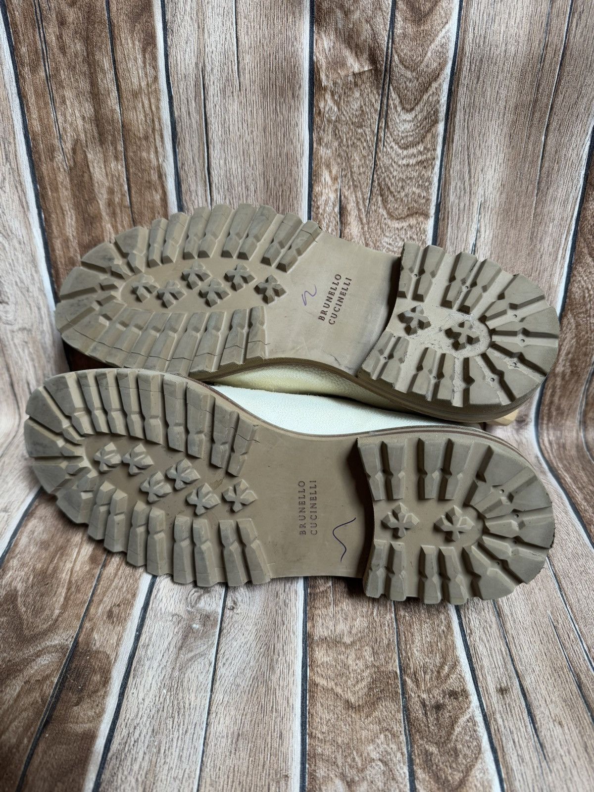 Brunello Cucinelli Panelled suede derby Size US 10 / EU 43 - 10 Thumbnail