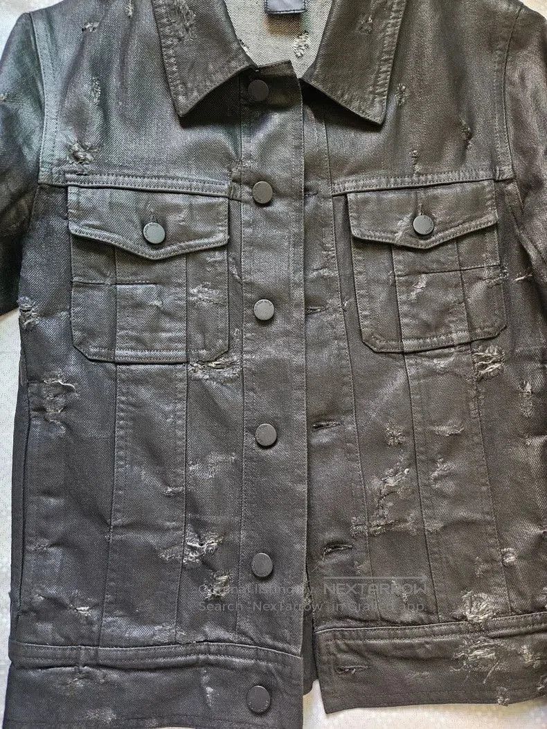 Hedi Slimane Dior Homme Distressed Denim Jacket. Size US S / EU 44-46 / 1 - 4 Thumbnail