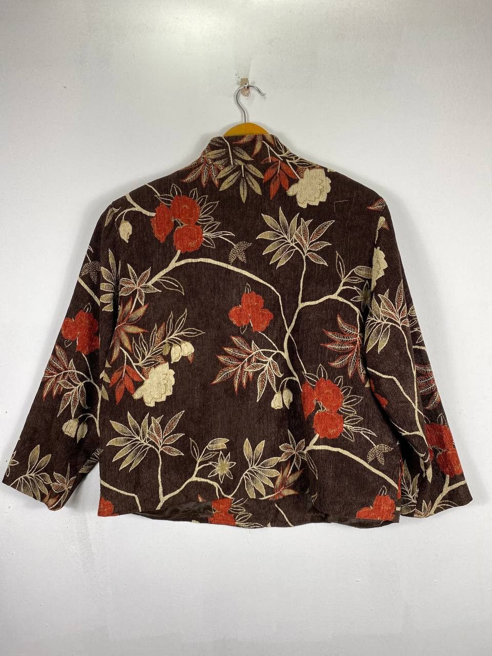 Japanese Brand × Vintage vintage japanese brand velvet jacket floral design Size L / US 10 / IT 46 - 7 Thumbnail