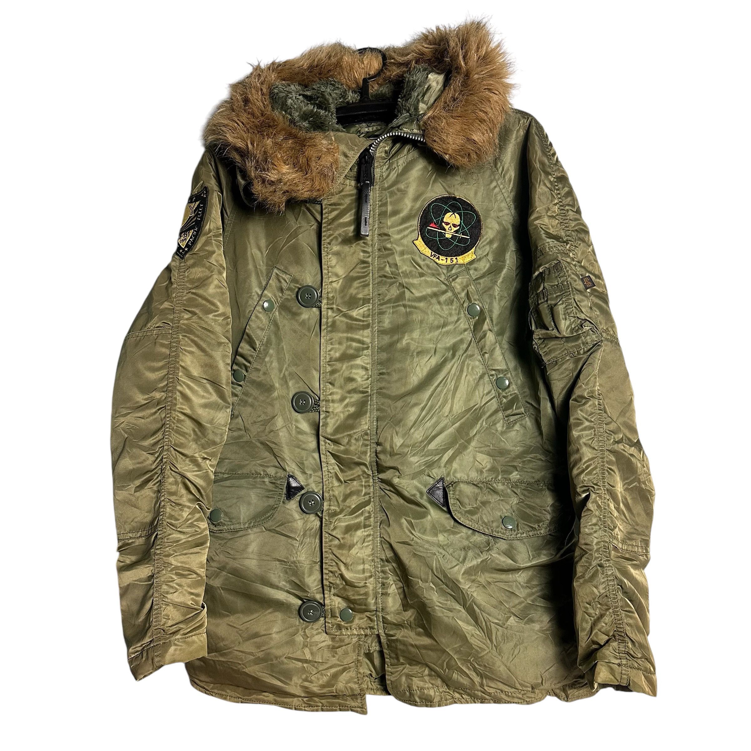 Alpha Industries × Army Of Me 🔥RARE🔥Alpha Industries x Purple & Yellow Military Jacket Size US S / EU 44-46 / 1 - 1 Thumbnail