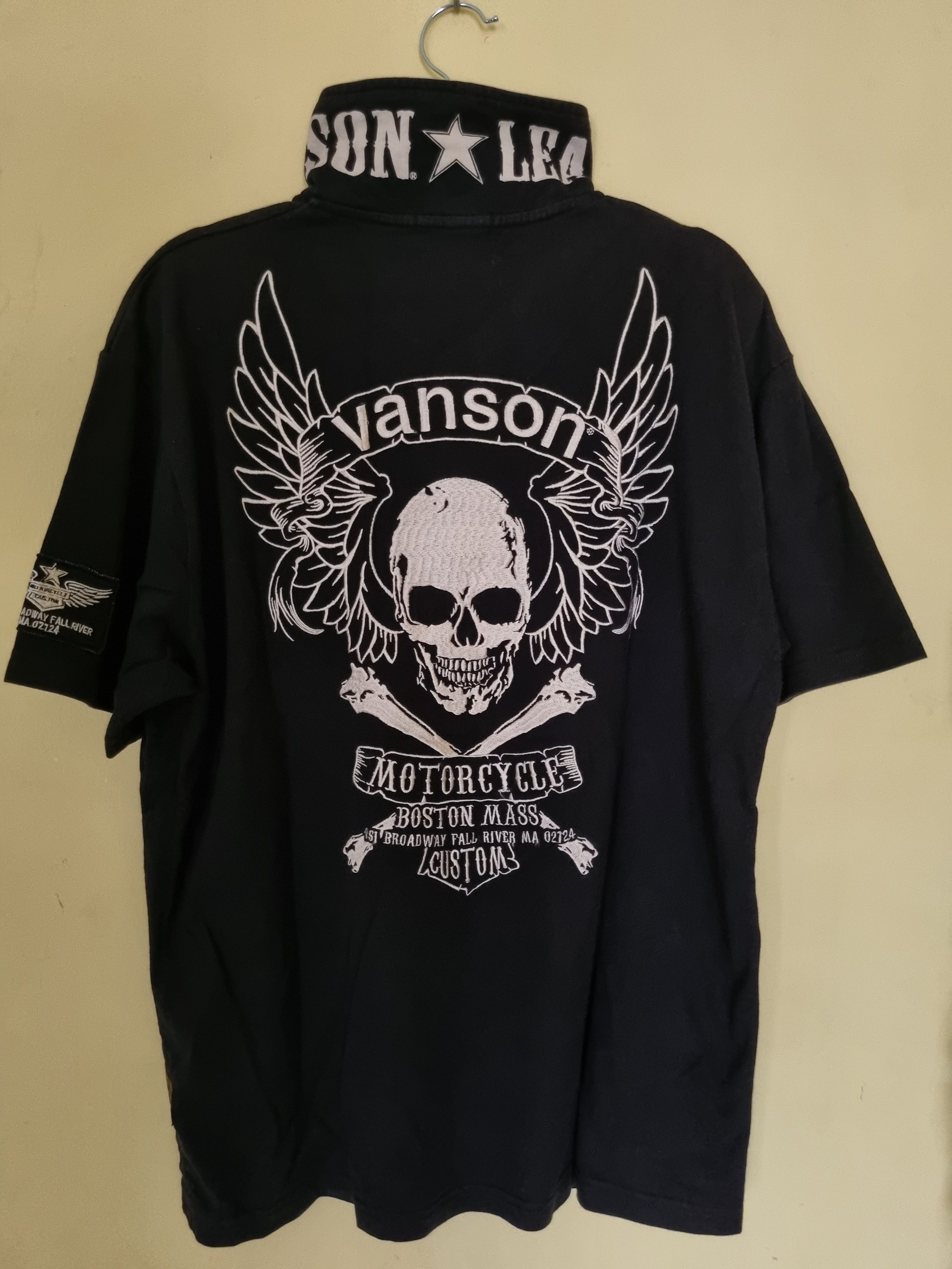 Vanson Leathers Vanson Leathers Polo Shirt Size US XL / EU 56 / 4 - 1 Thumbnail