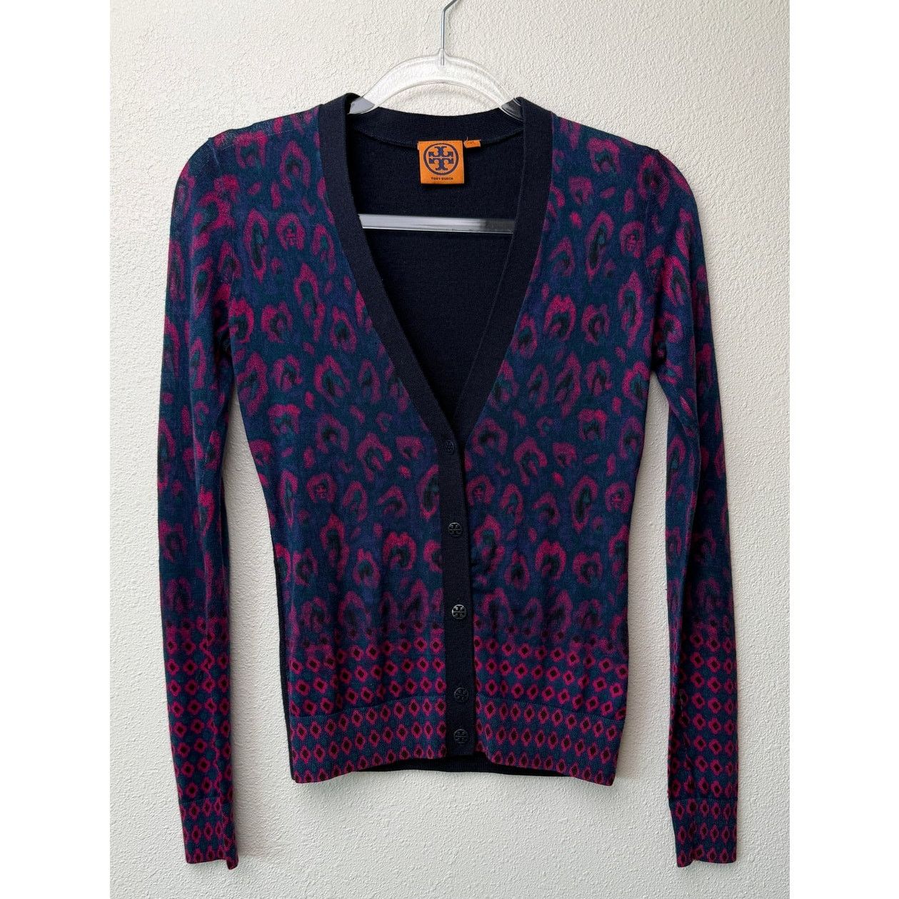 Tory Burch Tory Burch Brady Wool Cardigan Women XS Multicolor Size XS / US 0-2 / IT 36-38 - 4 Thumbnail