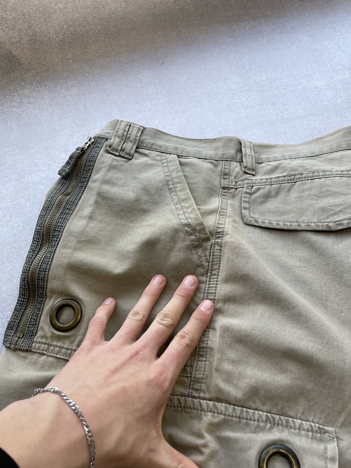 Other Jeans Dirty Pants faded crash denim thrashed y2k distressed Size US 36 / EU 52 - 11 Thumbnail