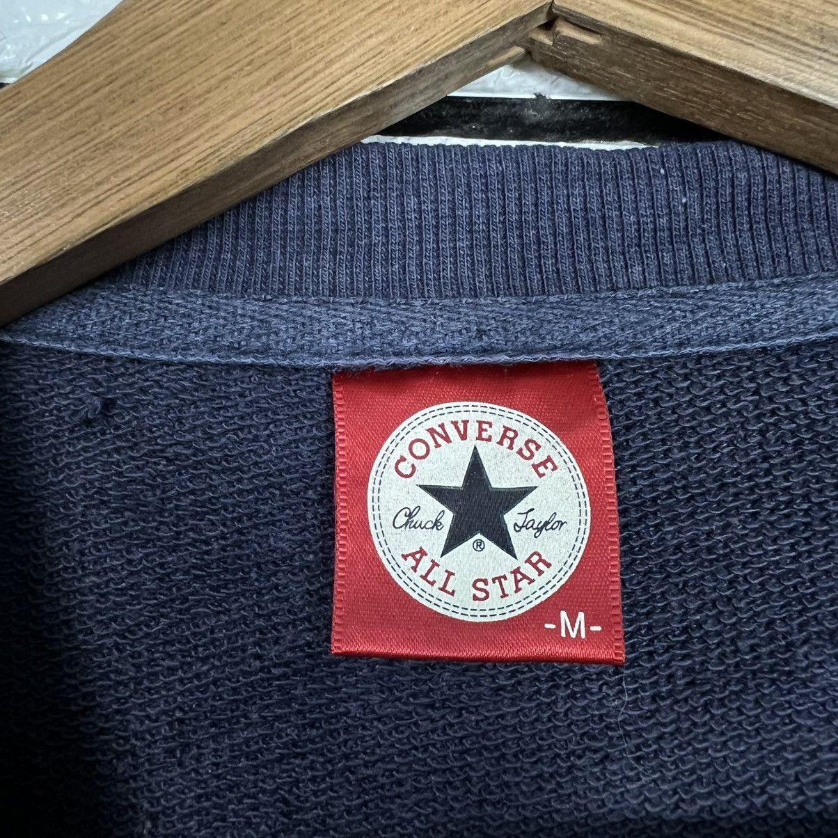 Converse CONVERSE CHUCK TAYLOR Shoes Big Logo Sweatshirt #4304-C195 Size US M / EU 48-50 / 2 - 9 Thumbnail