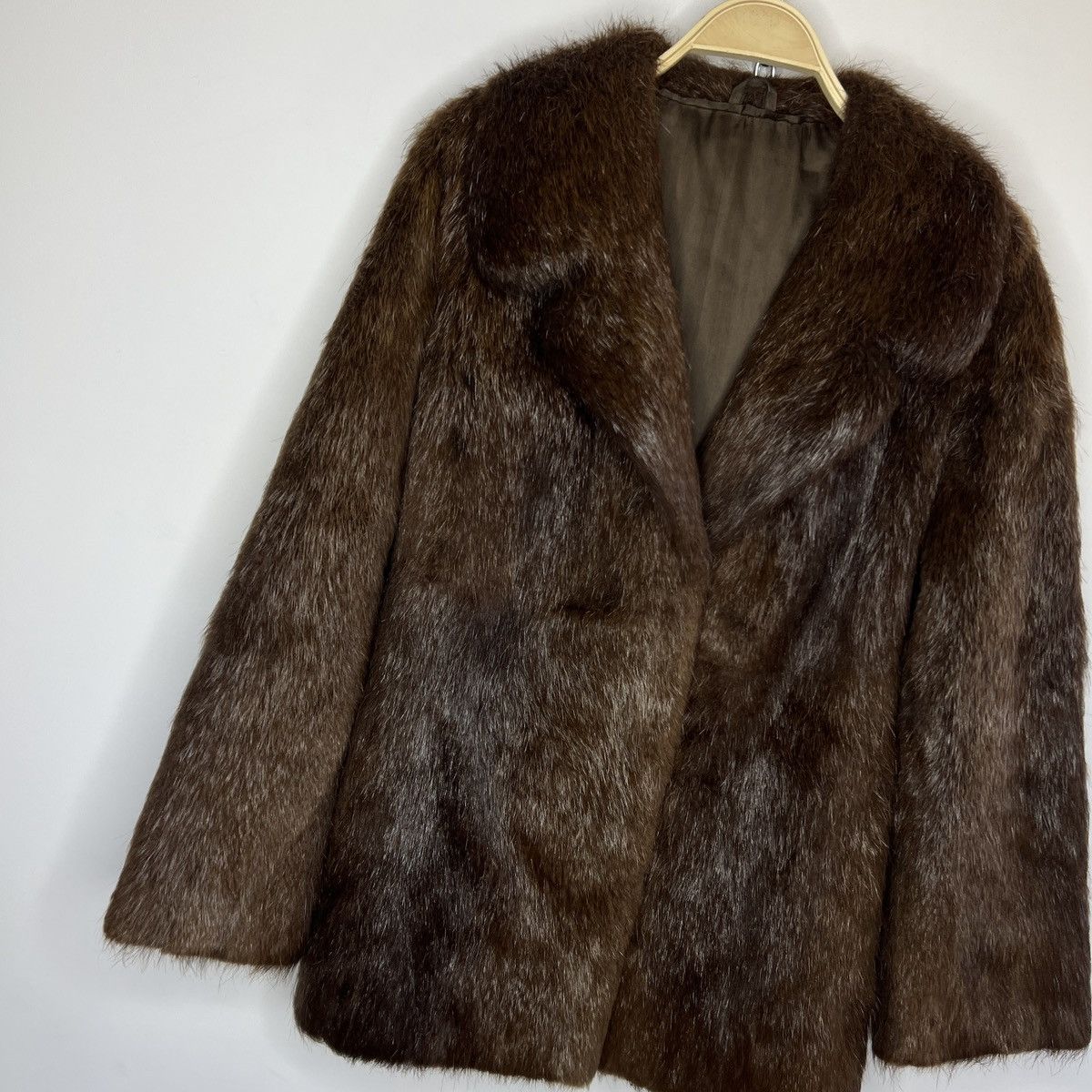 Vintage 90s Vintage Real Rabbit Fur Coat Jacket Heavy Opium Punk Y2K Size US M / EU 48-50 / 2 - 3 Thumbnail