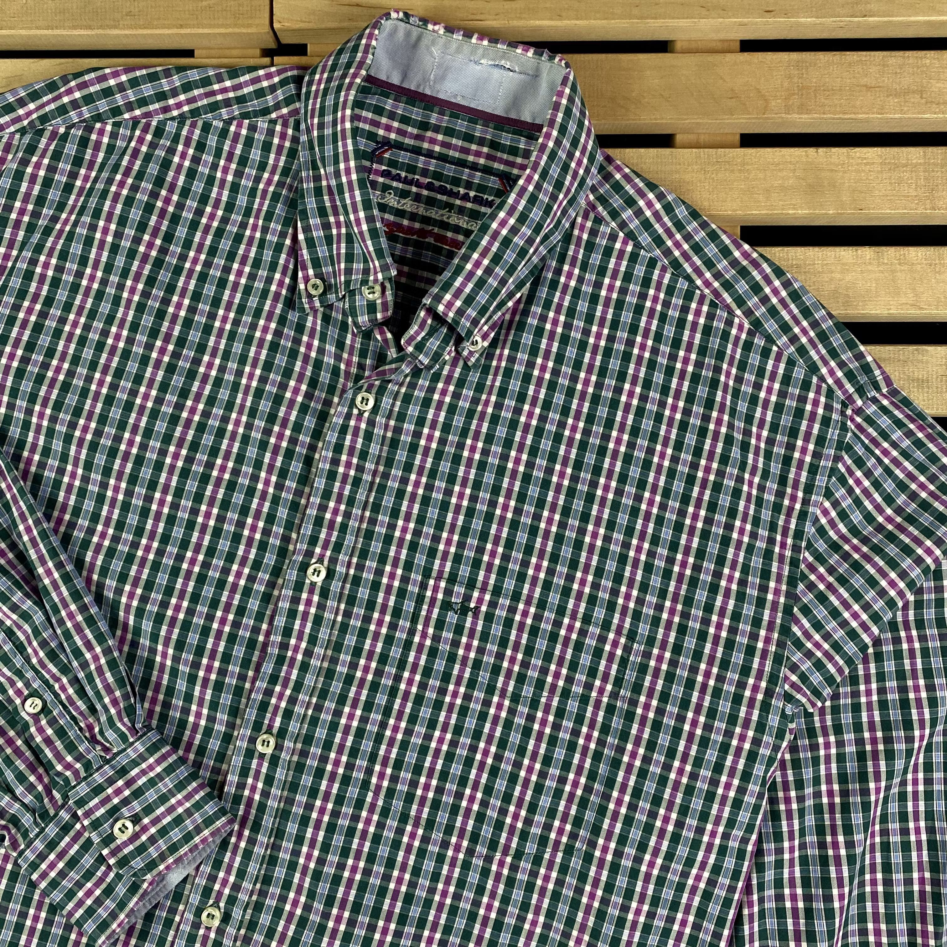 Paul & Shark × Vintage Men’s Shirt Long Sleeve Paul Shark Vintage Size 46 Size US XXL / EU 58 / 5 - 2 Thumbnail