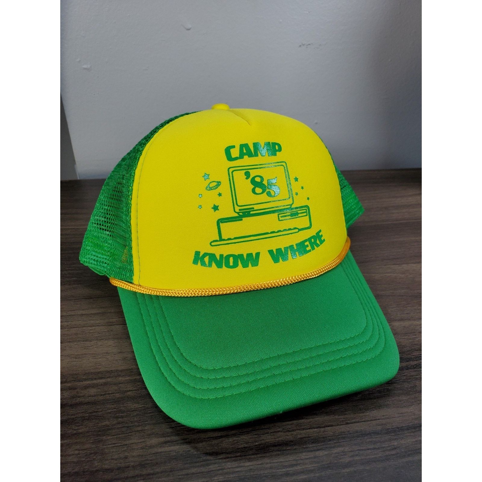 Other Camp Know Where Trucker Hat Snapback Cap Stranger Things TV Size ONE SIZE - 2 Thumbnail