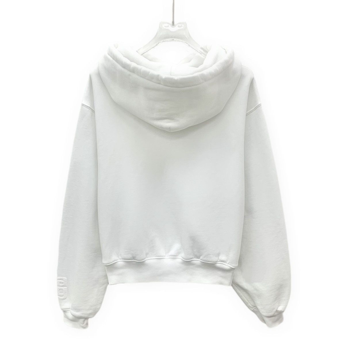 Alexander Wang Alexander Wang White Hooded Long Sleeve Sweatshirt K26WX Size XXS / US 00 / IT 34 - 2 Thumbnail