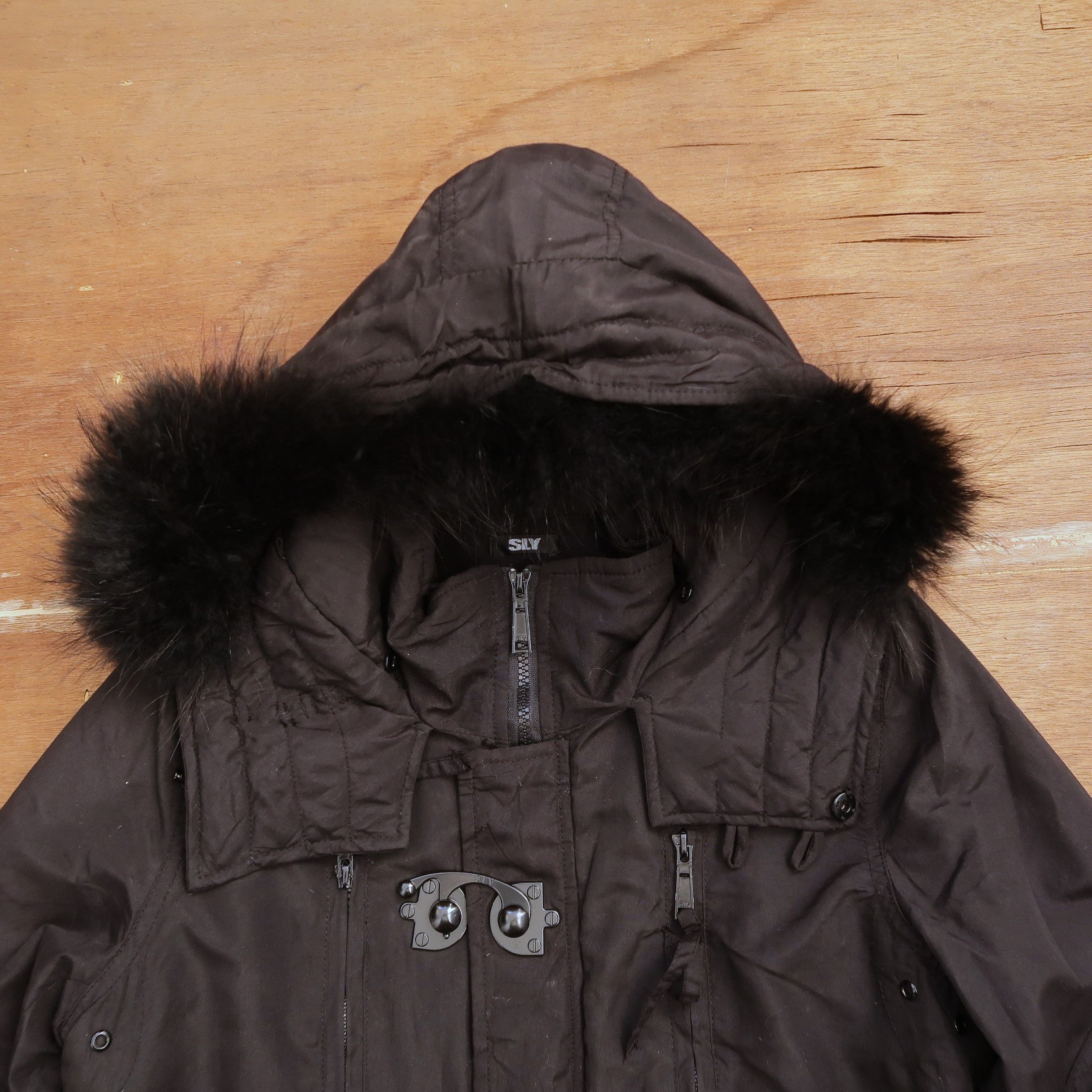 Le Grande Bleu (L.G.B.) 1990s LGB Le Grand Bleu Fur Coat Jacket Bondage SLY Size US M / EU 48-50 / 2 - 3 Thumbnail